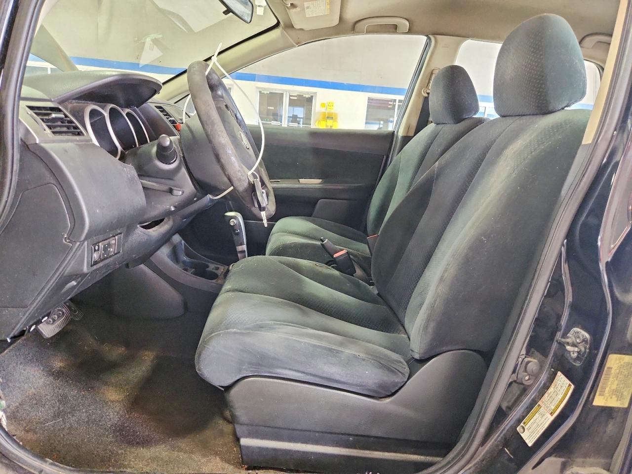 2011 Nissan Versa 1.8 S Black vin: 3N1BC1AP6BL408237
