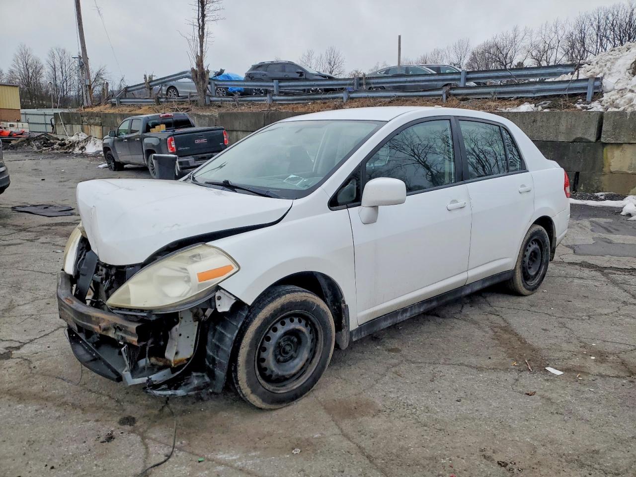 2011 Nissan Versa 1.8 S Белый vin: 3N1BC1AP6BL464677