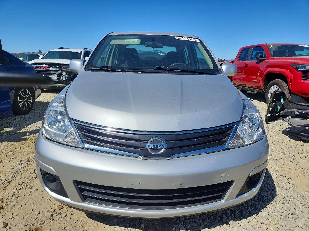 2010 Nissan Versa 1.8 S Silver vin: 3N1BC1AP7AL360827
