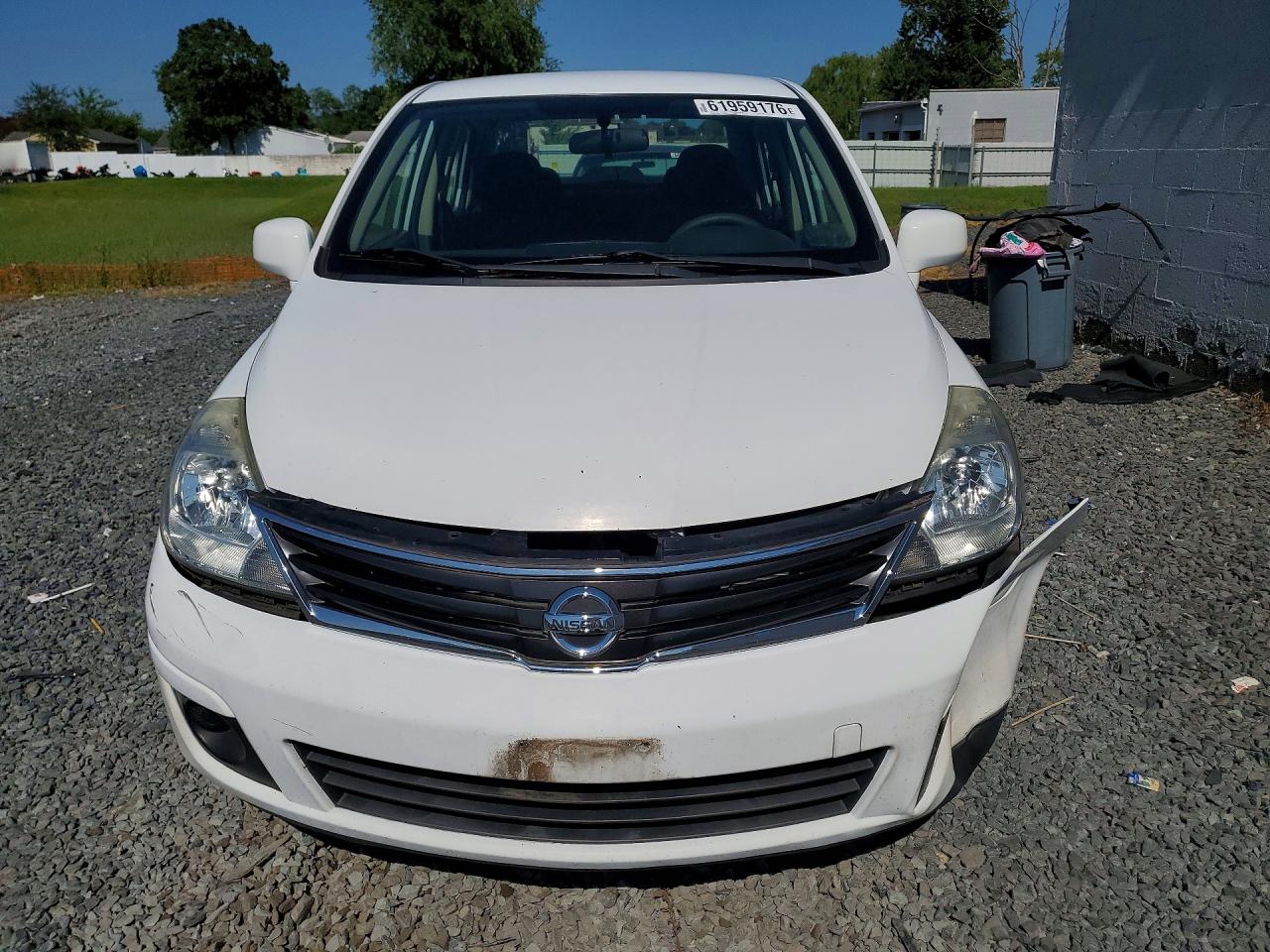 2010 Nissan Versa 1.8 S White vin: 3N1BC1AP7AL412246