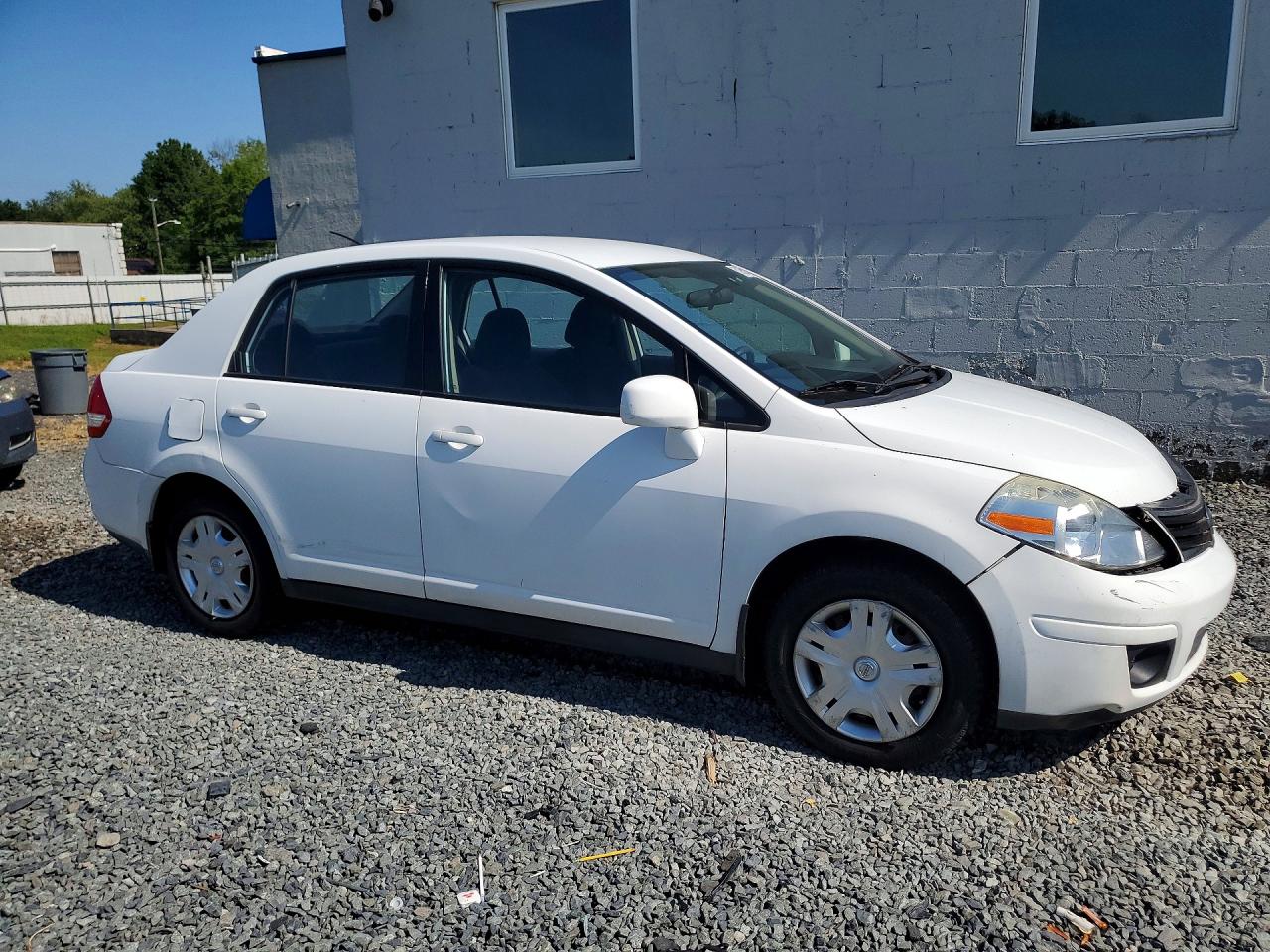 2010 Nissan Versa 1.8 S White vin: 3N1BC1AP7AL412246