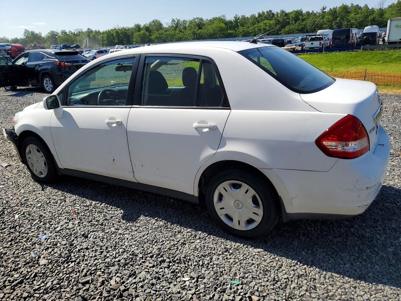 2010 Nissan Versa 1.8 S White vin: 3N1BC1AP7AL412246