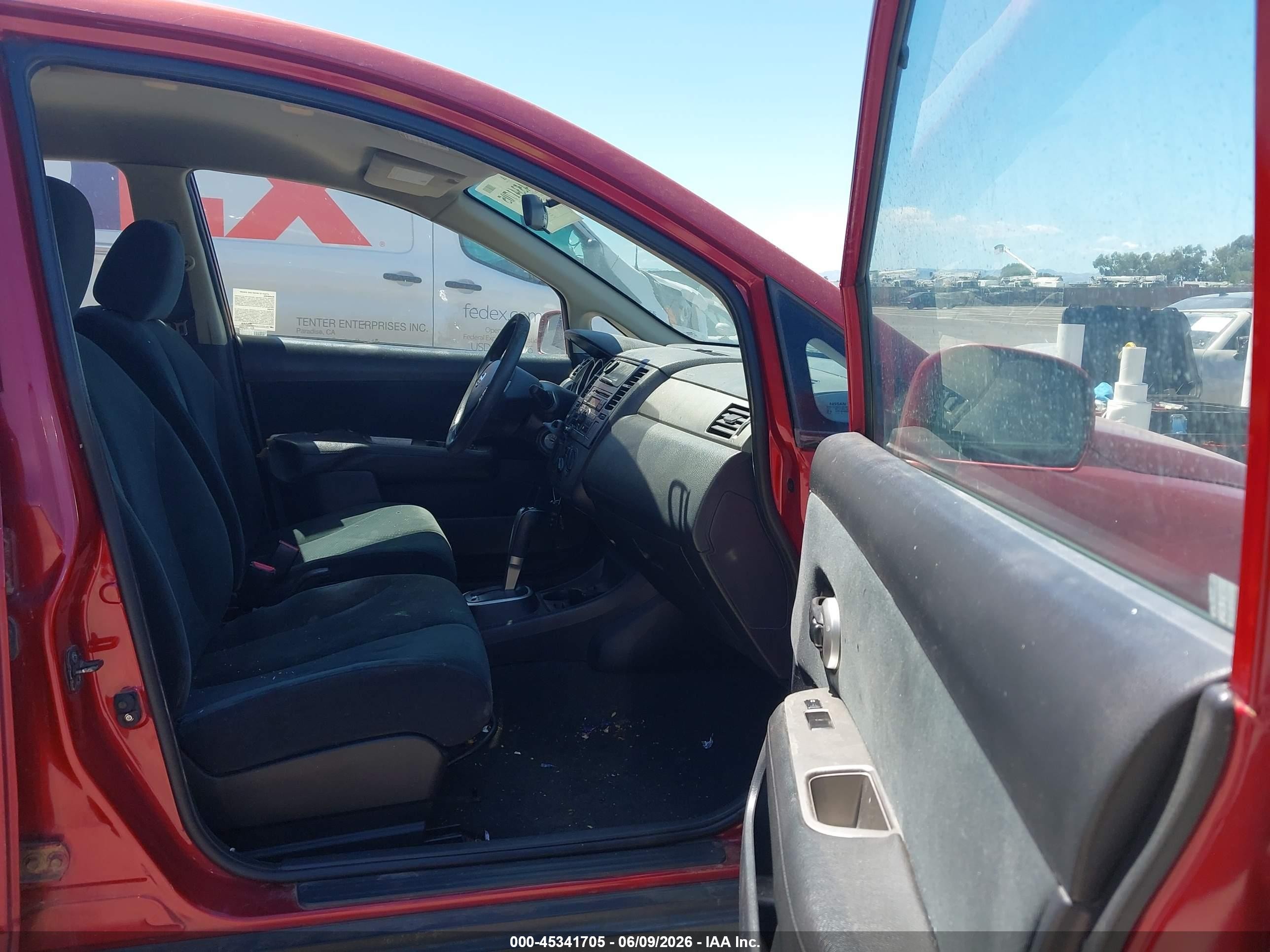 2010 Nissan Versa 1.8s Burgundy vin: 3N1BC1AP7AL431749