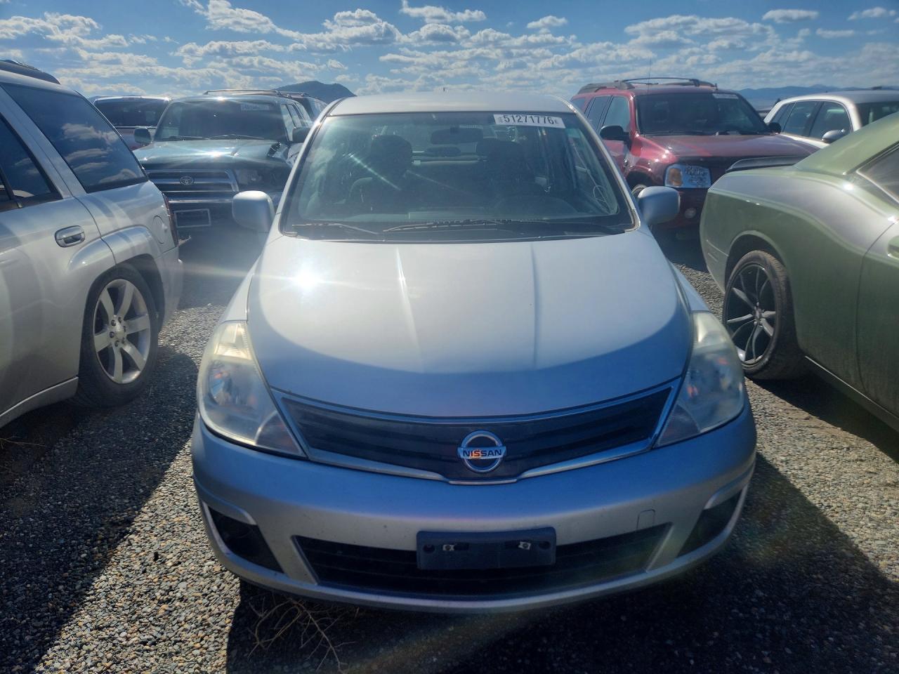 2011 Nissan Versa S Silver vin: 3N1BC1AP7BL479186