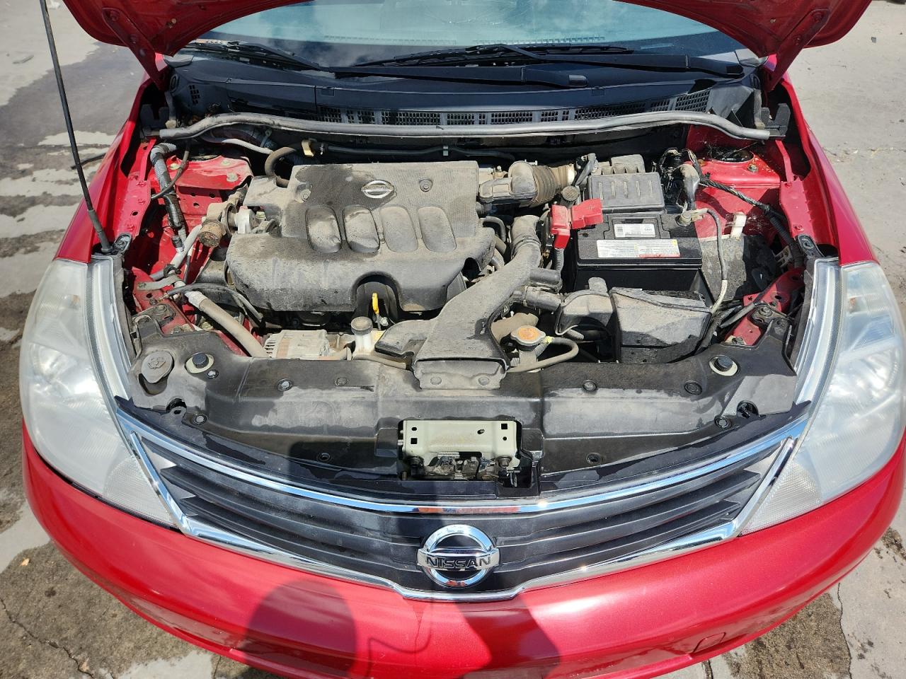 2010 Nissan Versa S Красный vin: 3N1BC1AP8AL409551