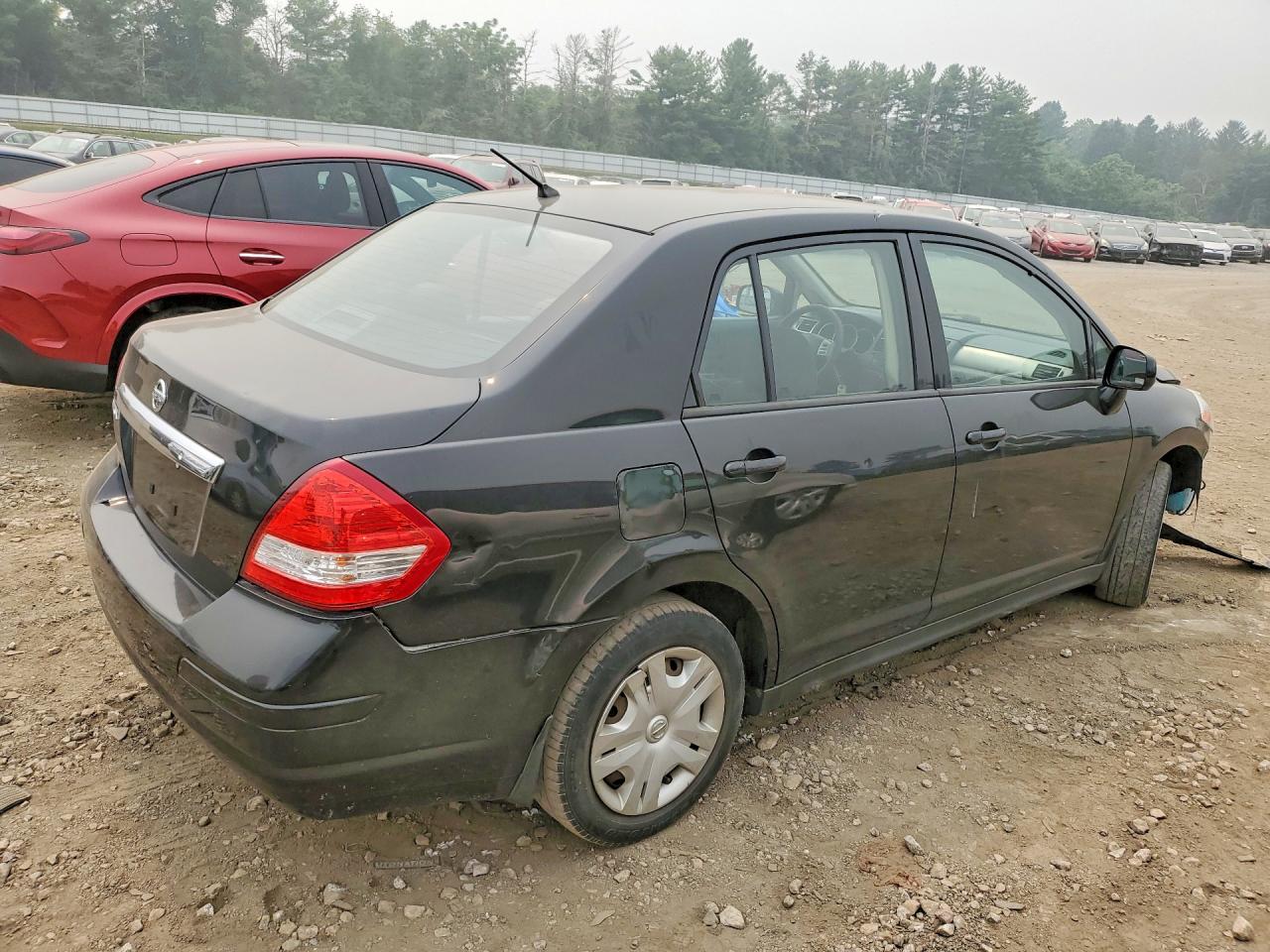 2011 Nissan Versa 1.8 S Black vin: 3N1BC1AP8BL422527