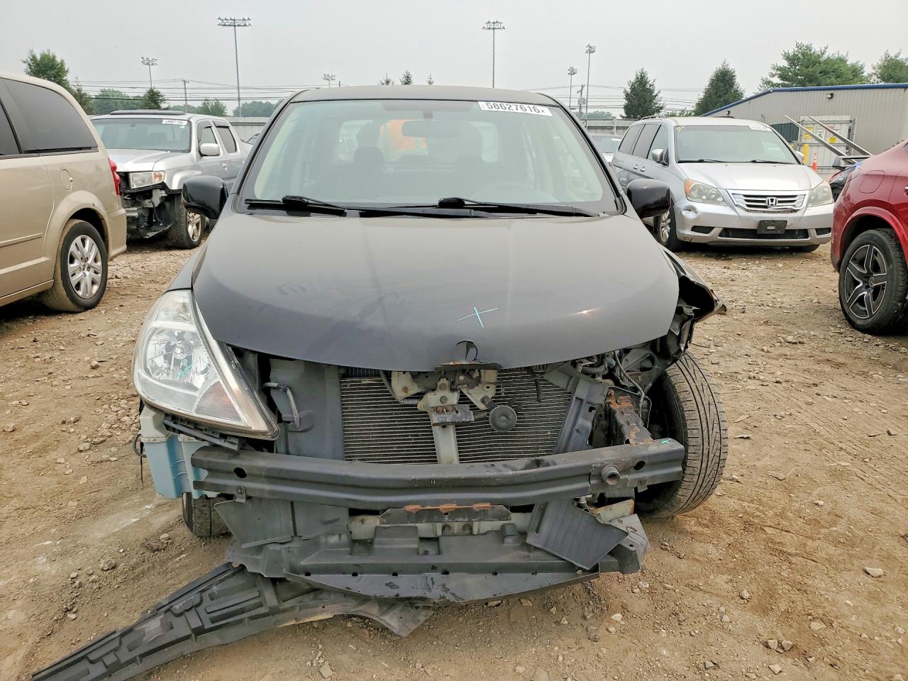 2011 Nissan Versa 1.8 S Black vin: 3N1BC1AP8BL422527