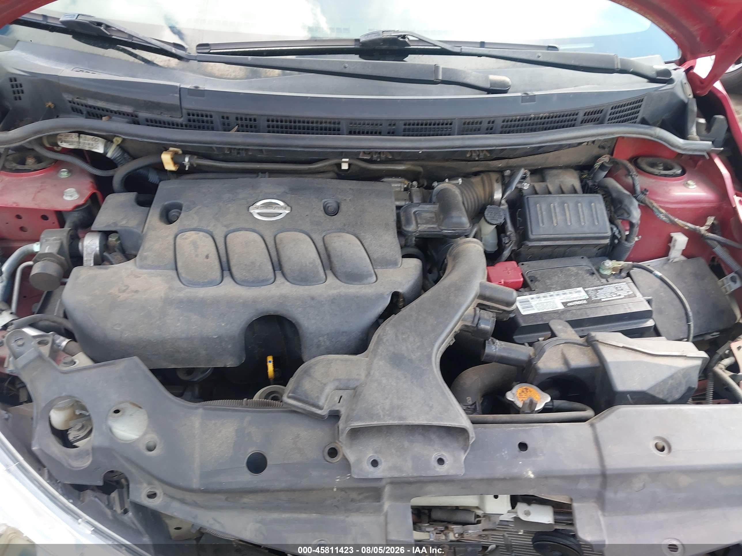 2010 Nissan Versa 1.8s Red vin: 3N1BC1AP9AL378794