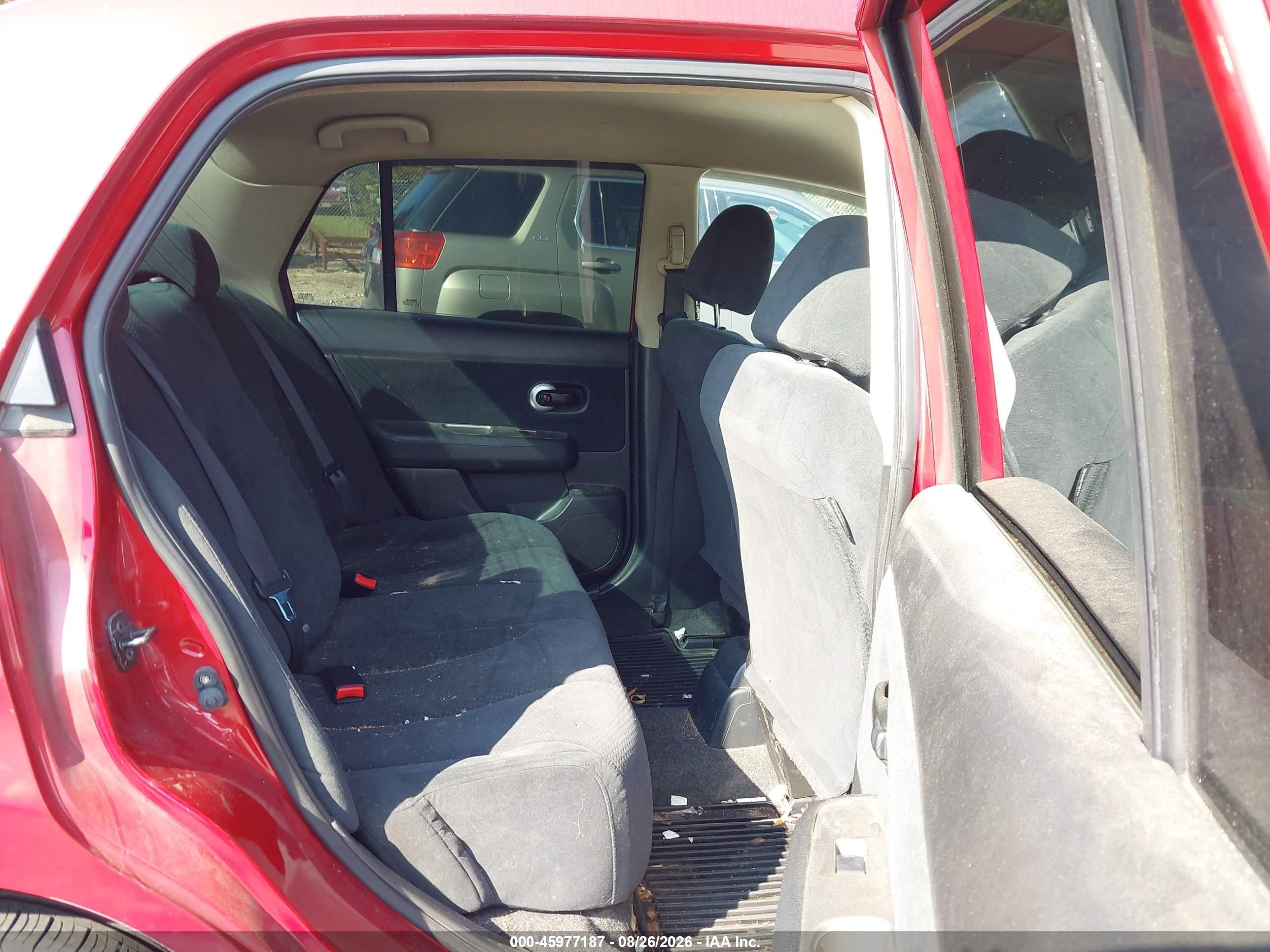 2010 Nissan Versa 1.8s Red vin: 3N1BC1AP9AL440128