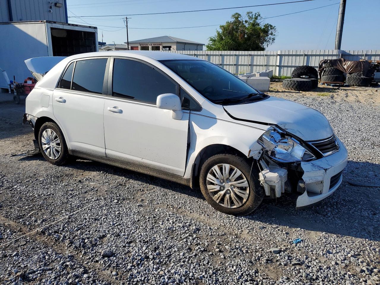 2011 Nissan Versa S White vin: 3N1BC1AP9BL449980