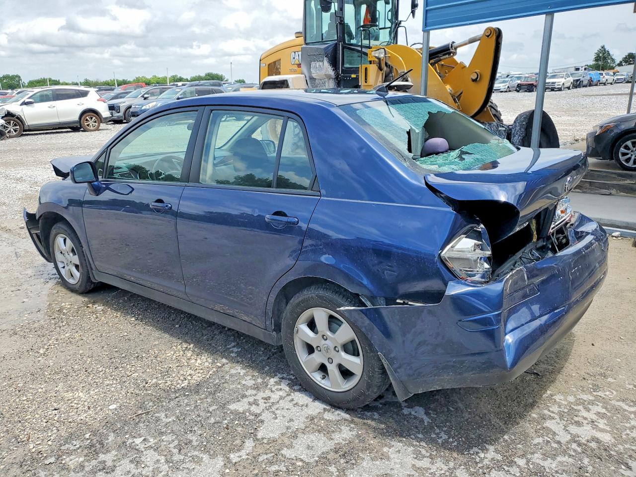 2010 Nissan Versa 1.8 S Blue vin: 3N1BC1APXAL361471
