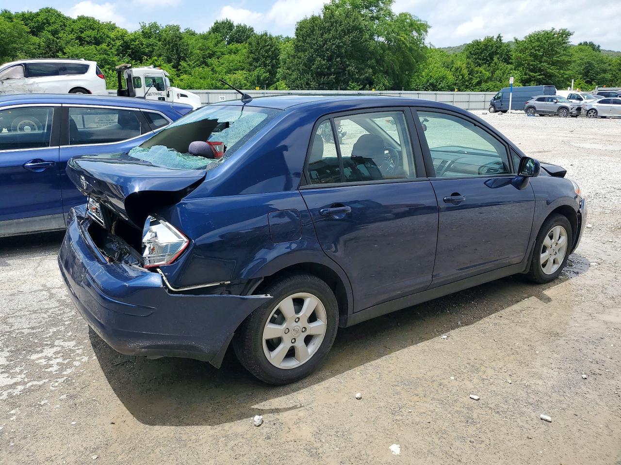 2010 Nissan Versa 1.8 S Blue vin: 3N1BC1APXAL361471