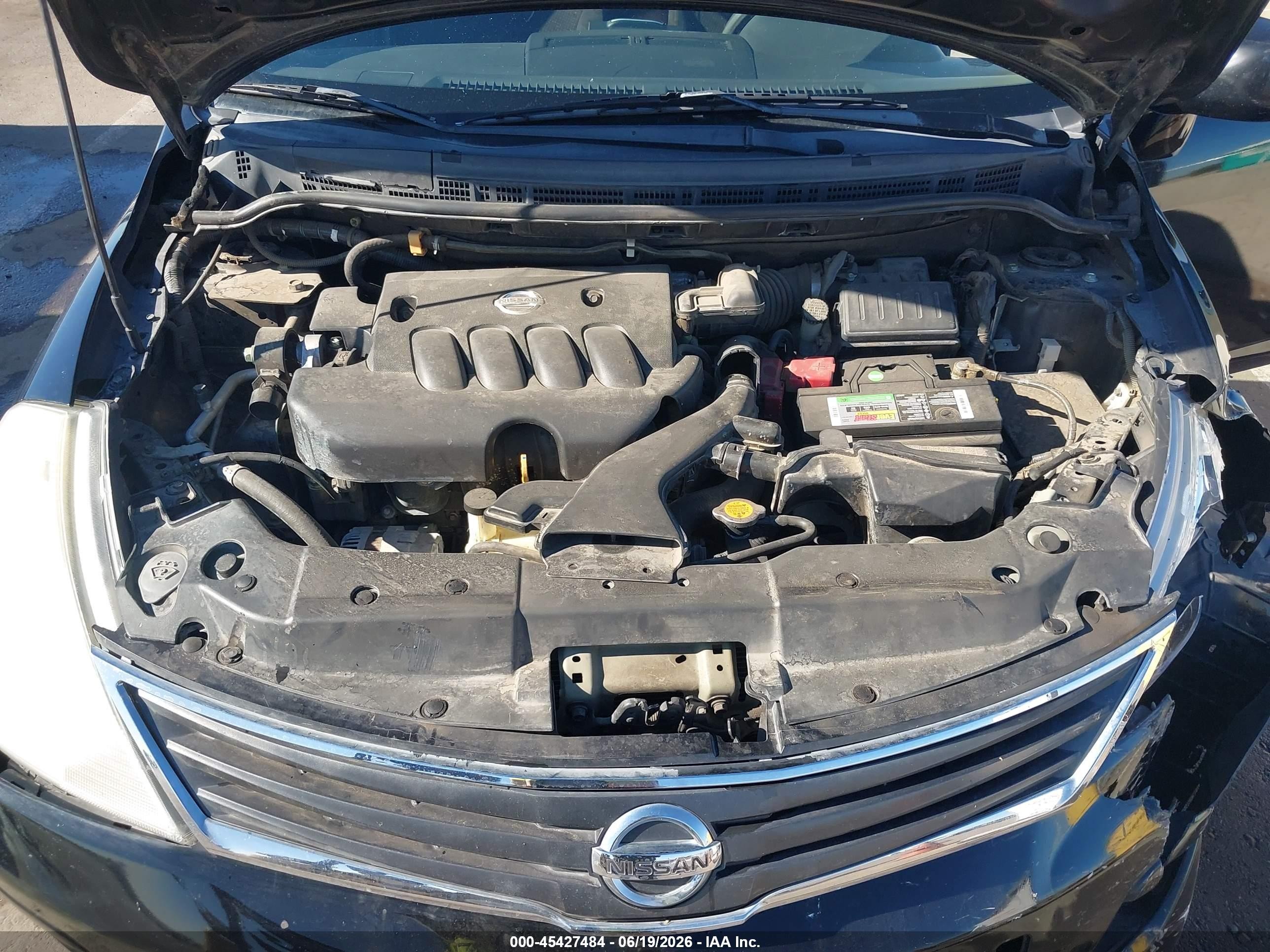 2010 Nissan Versa 1.8s Black vin: 3N1BC1APXAL422589