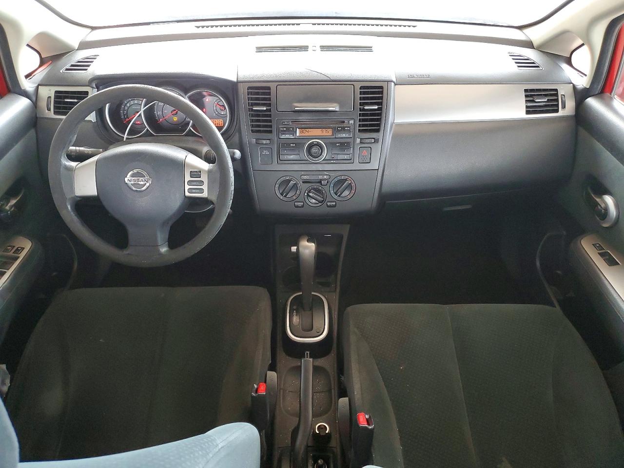 2010 Nissan Versa 1.8 S Red vin: 3N1BC1APXAL463367