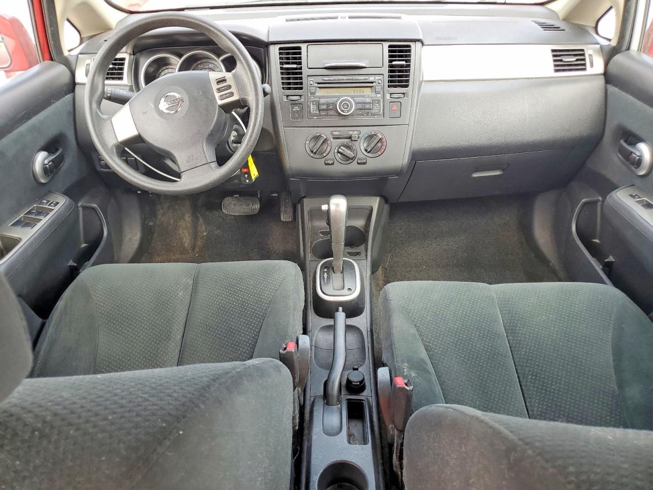 2011 Nissan Versa 1.8 S Red vin: 3N1BC1APXBL406216