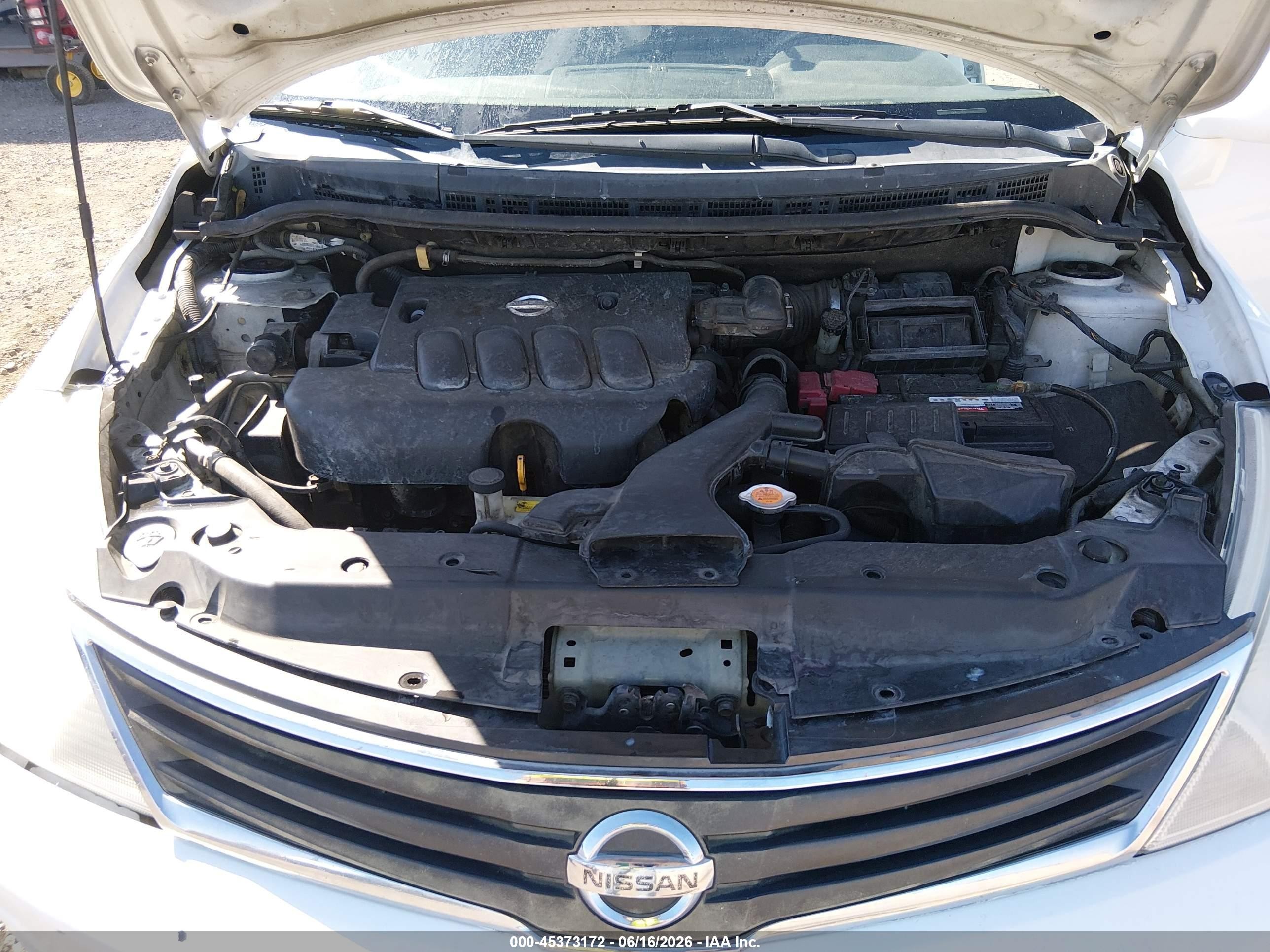 2011 Nissan Versa 1.8s White vin: 3N1BC1APXBL462379