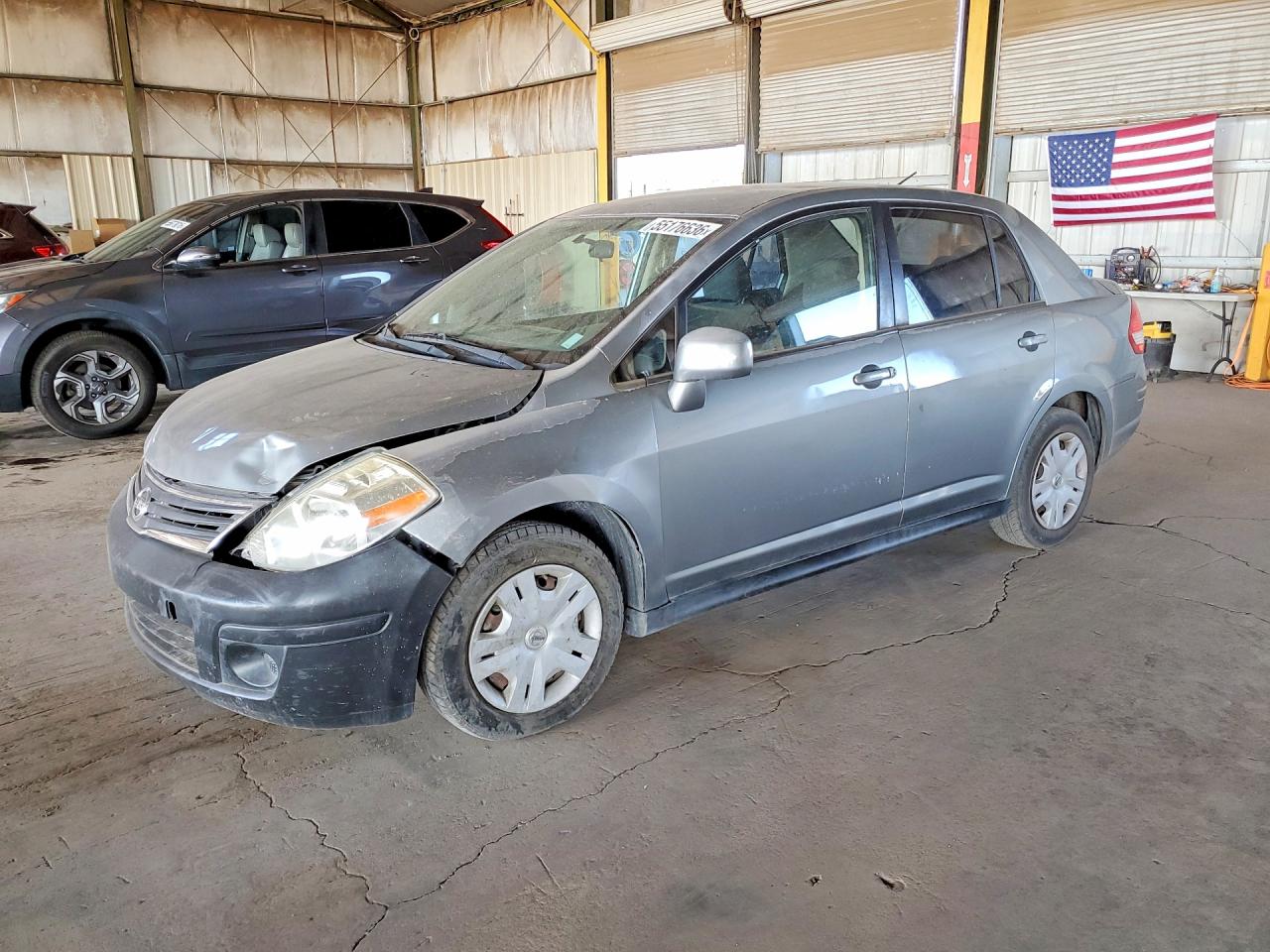 2011 Nissan Versa 1.8 S Gray vin: 3N1BC1APXBL463998