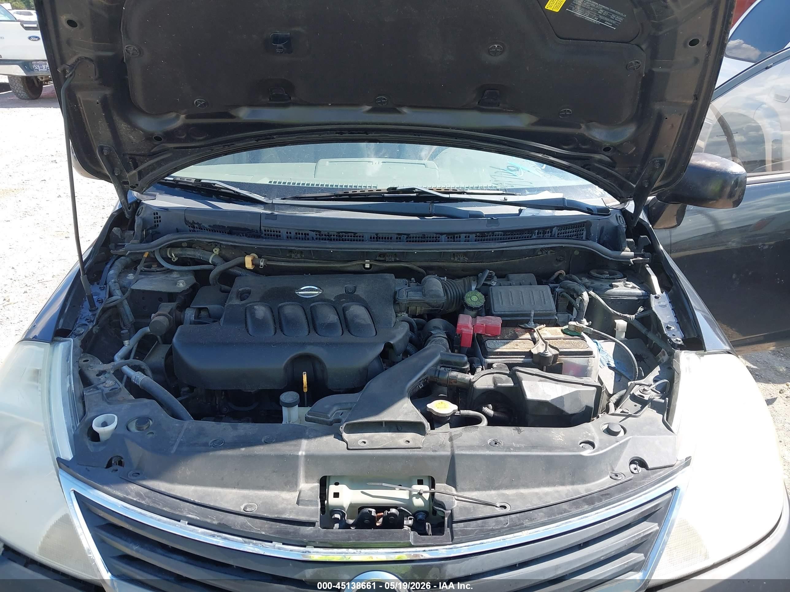 2010 Nissan Versa 1.8sl Черный vin: 3N1BC1CP0AL439706