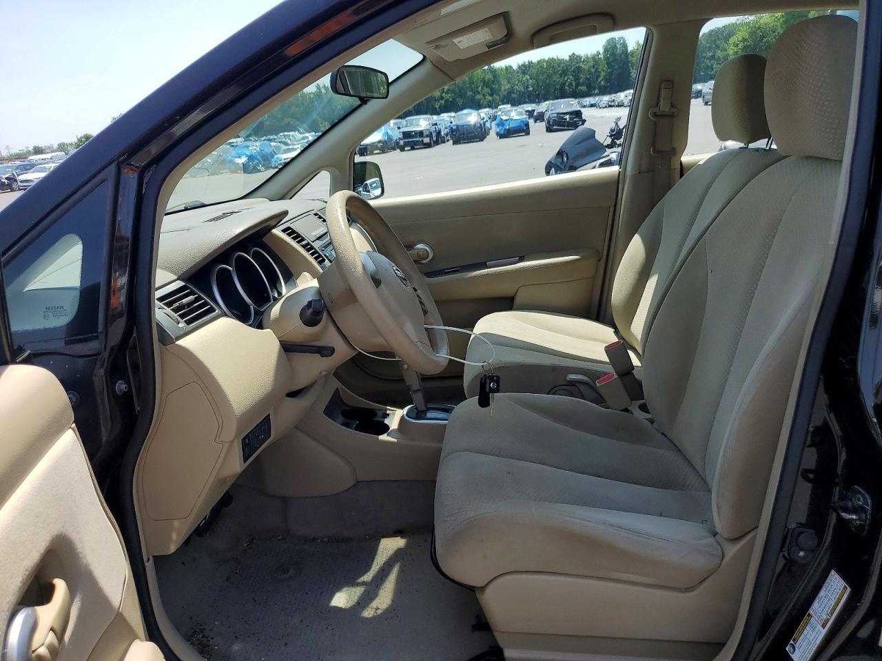 2010 Nissan Versa 1.8 Sl Black vin: 3N1BC1CP0AL459471