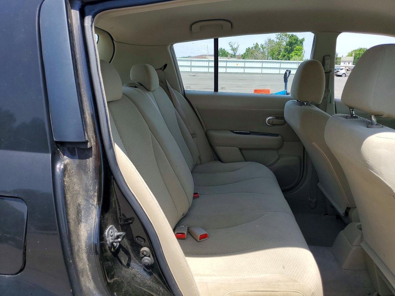 2010 Nissan Versa 1.8 Sl Black vin: 3N1BC1CP0AL459471
