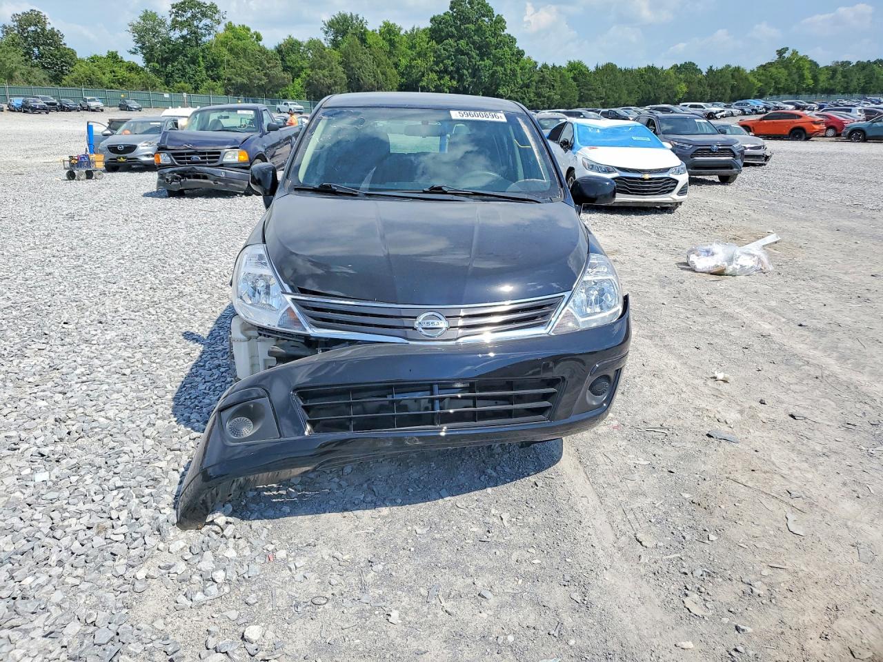 2011 Nissan Versa 1.8 S Black vin: 3N1BC1CP0BL390735