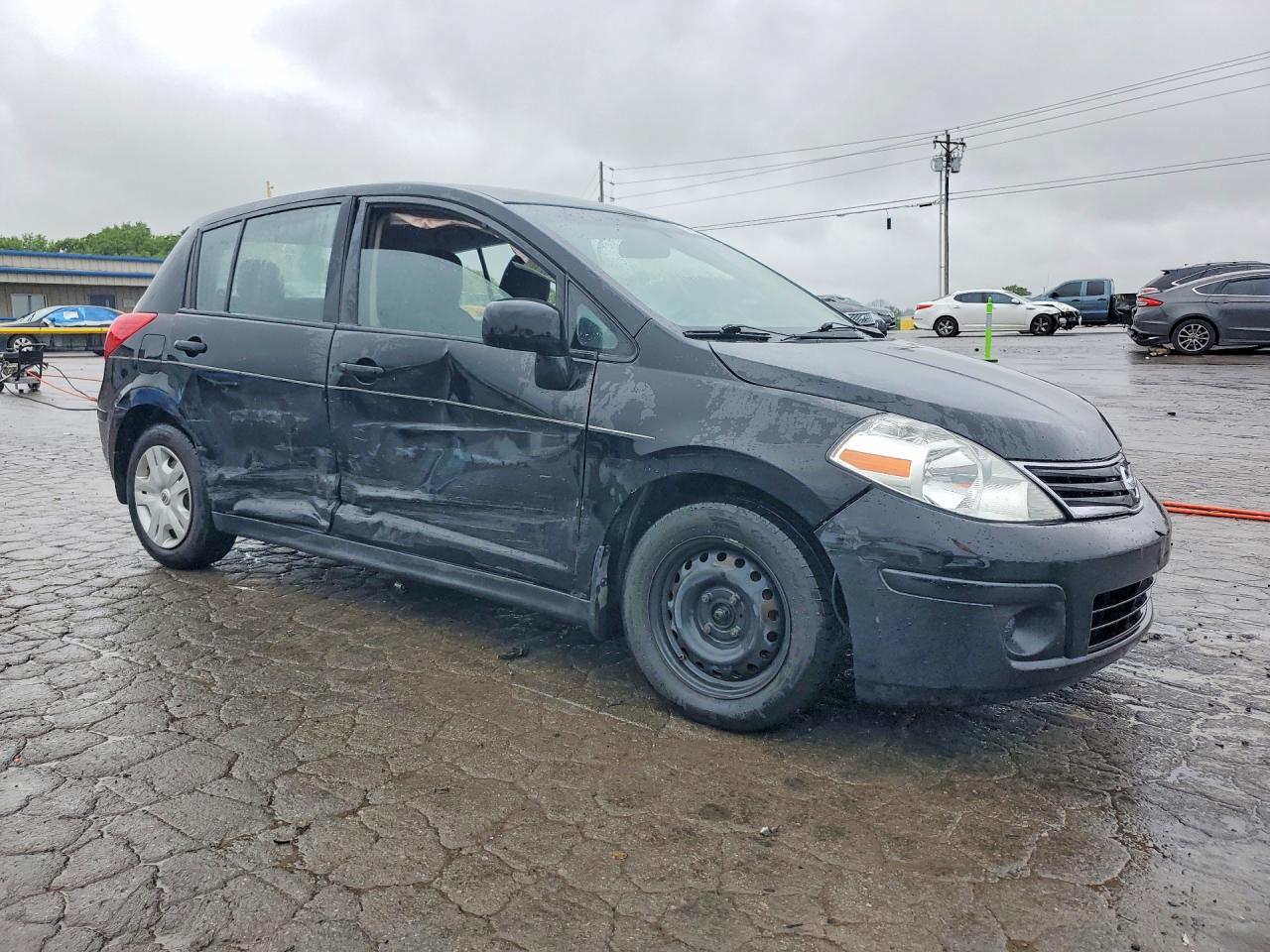 2011 Nissan Versa 1.8 S Black vin: 3N1BC1CP0BL393277