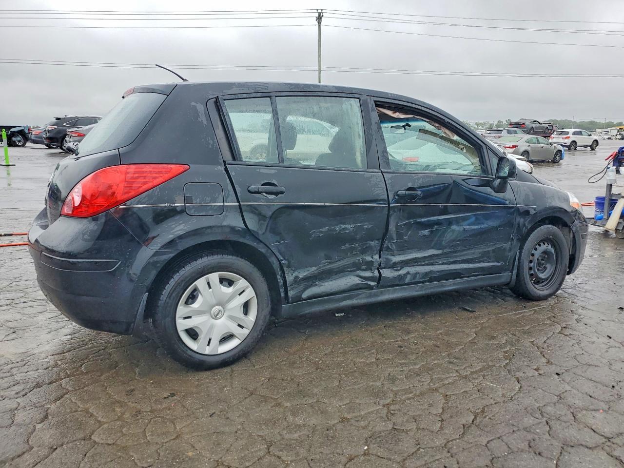 2011 Nissan Versa 1.8 S Black vin: 3N1BC1CP0BL393277