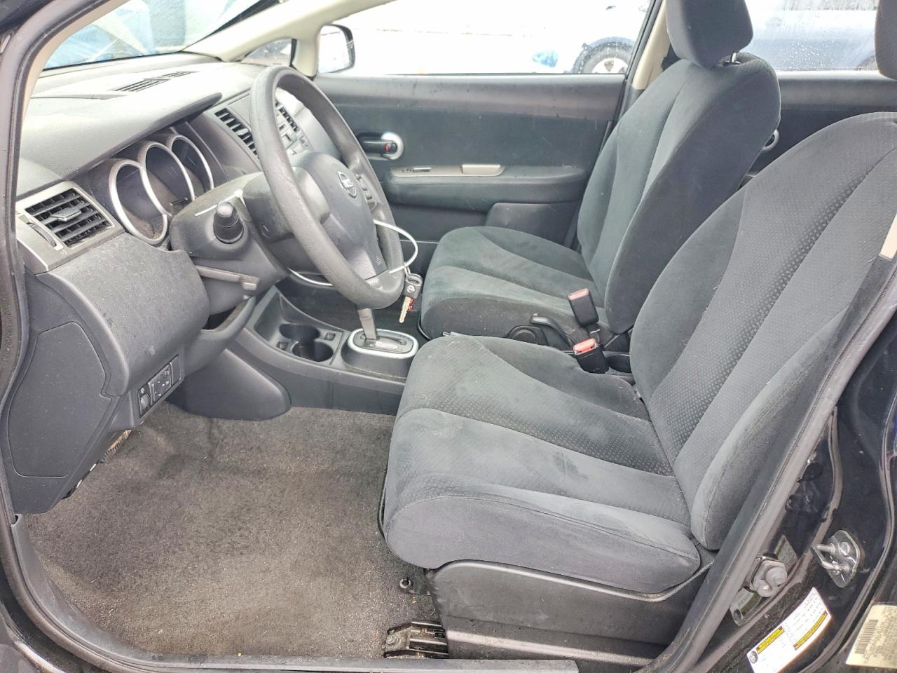 2011 Nissan Versa 1.8 S Black vin: 3N1BC1CP0BL393277