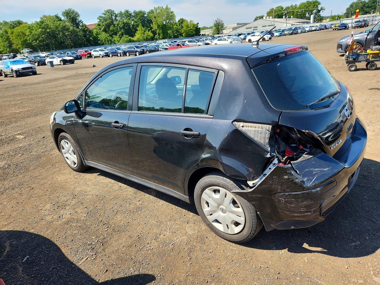 2011 Nissan Versa 1.8 S Black vin: 3N1BC1CP0BL414788