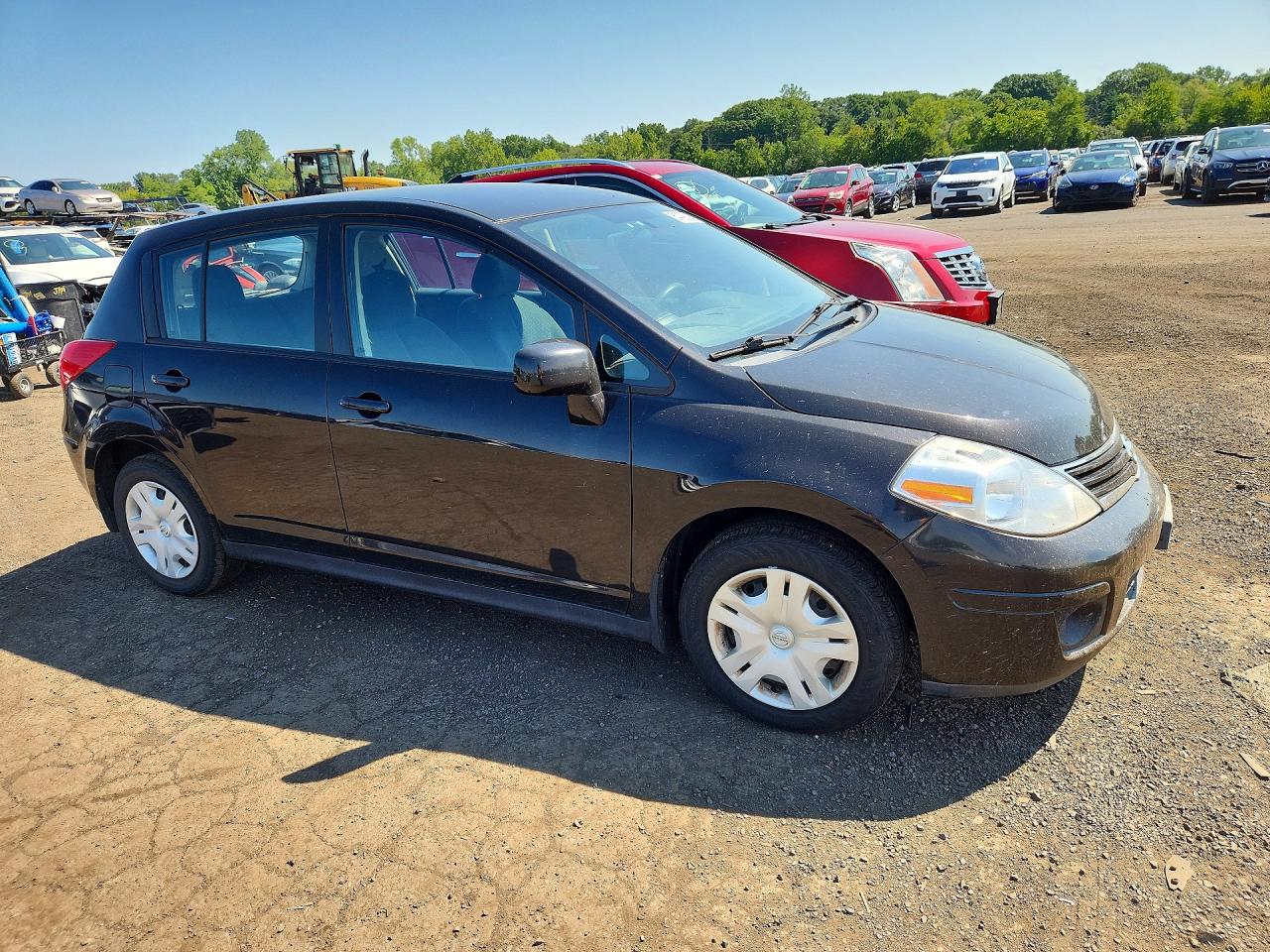 2011 Nissan Versa 1.8 S Black vin: 3N1BC1CP0BL414788