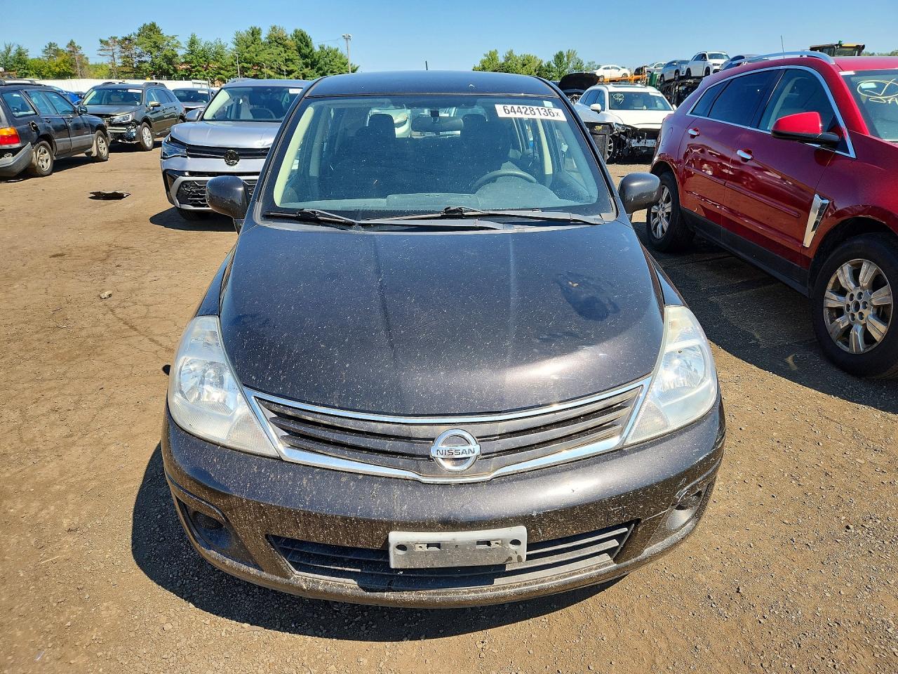 2011 Nissan Versa 1.8 S Black vin: 3N1BC1CP0BL414788