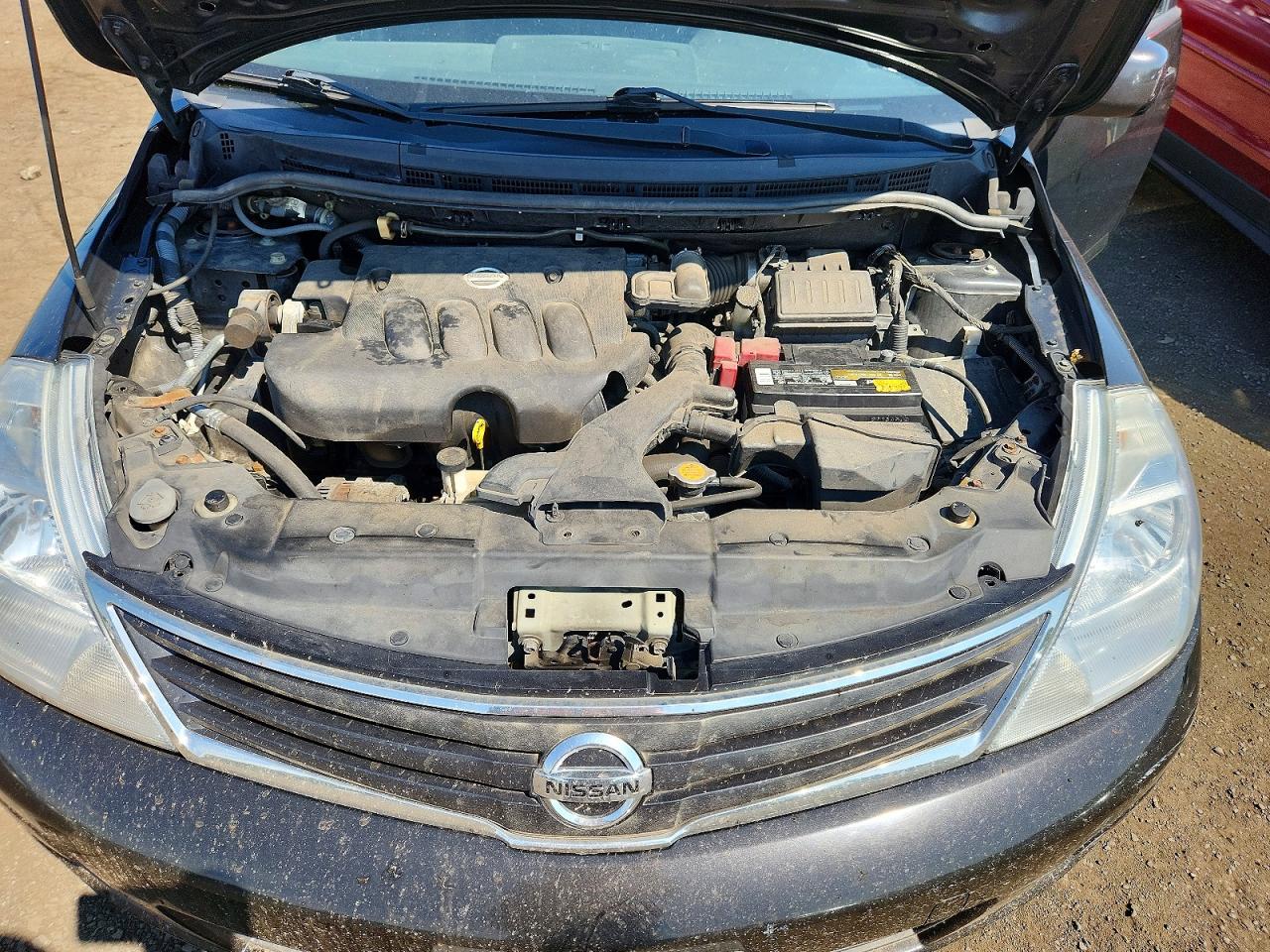2011 Nissan Versa 1.8 S Black vin: 3N1BC1CP0BL414788