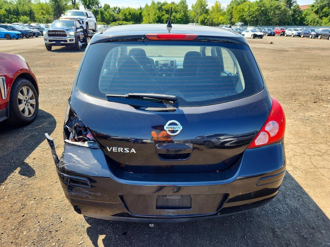 2011 Nissan Versa 1.8 S Black vin: 3N1BC1CP0BL414788