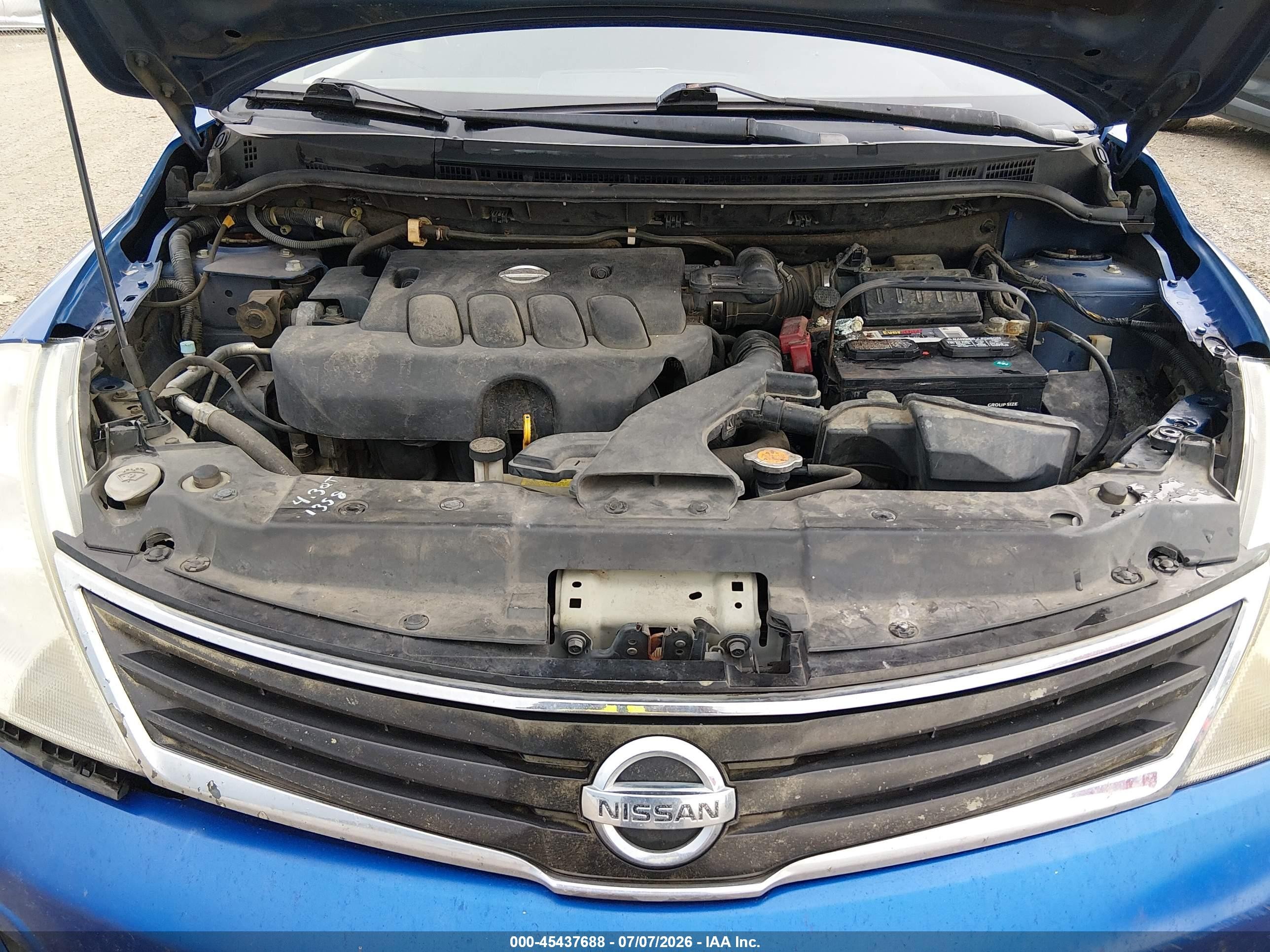 2011 Nissan Versa 1.8s Blue vin: 3N1BC1CP0BL417206
