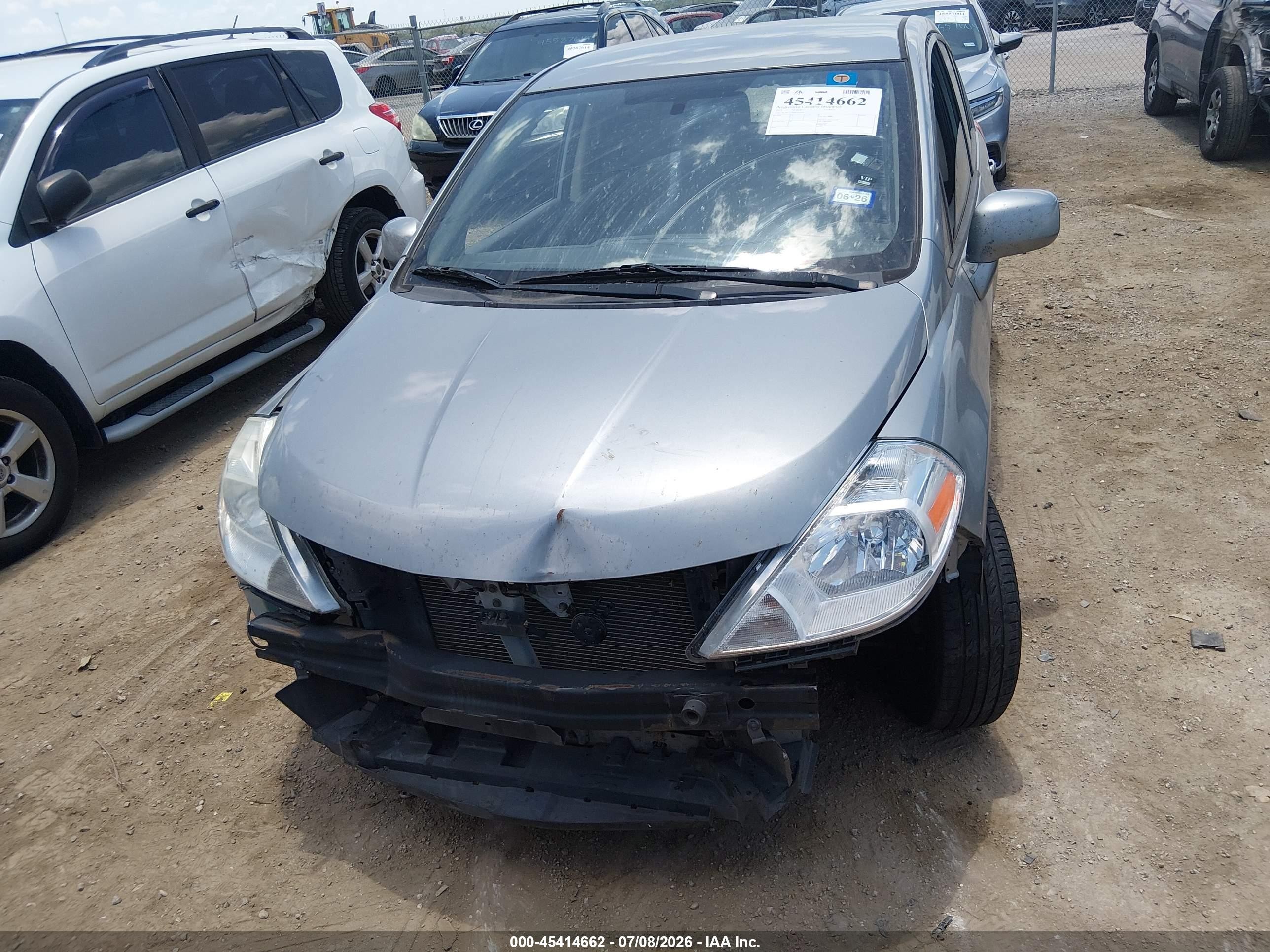 2011 Nissan Versa 1.8s Gray vin: 3N1BC1CP0BL445636