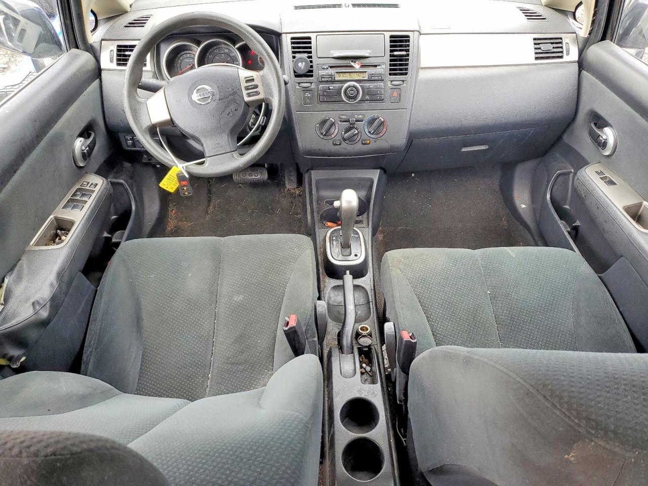 2011 Nissan Versa Black vin: 3N1BC1CP0BL449105