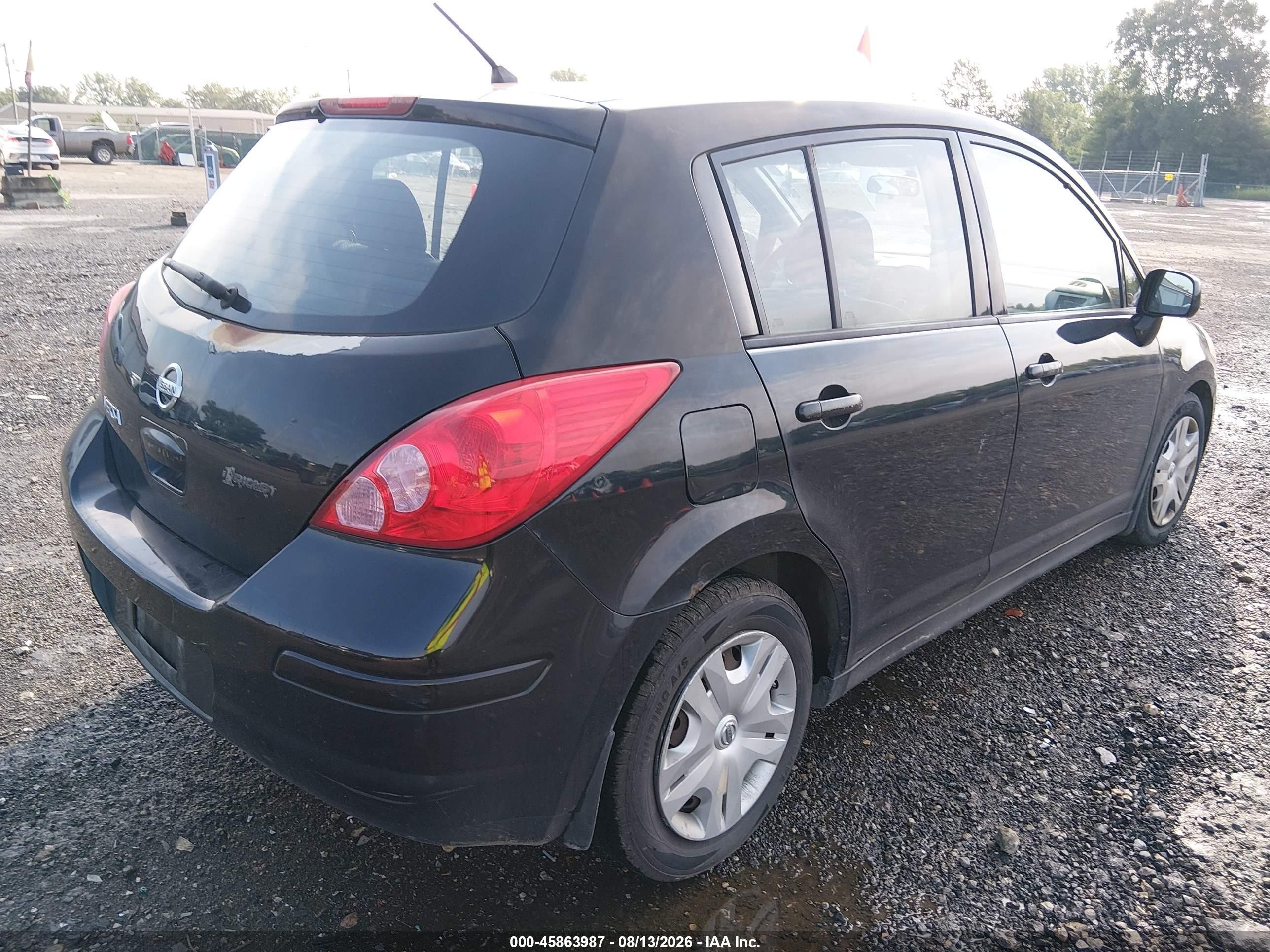 2011 Nissan Versa 1.8s Black vin: 3N1BC1CP0BL487885