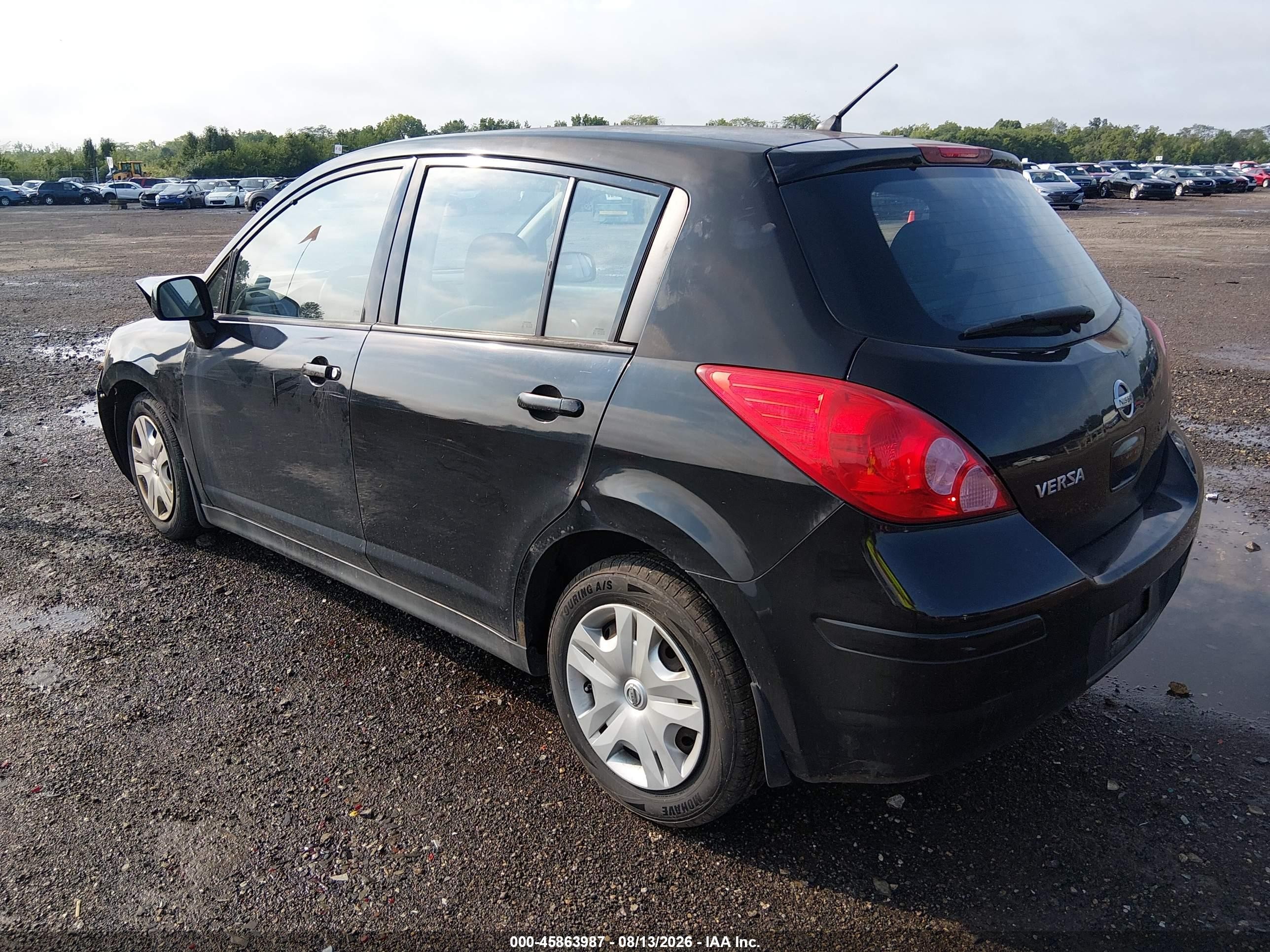 2011 Nissan Versa 1.8s Black vin: 3N1BC1CP0BL487885