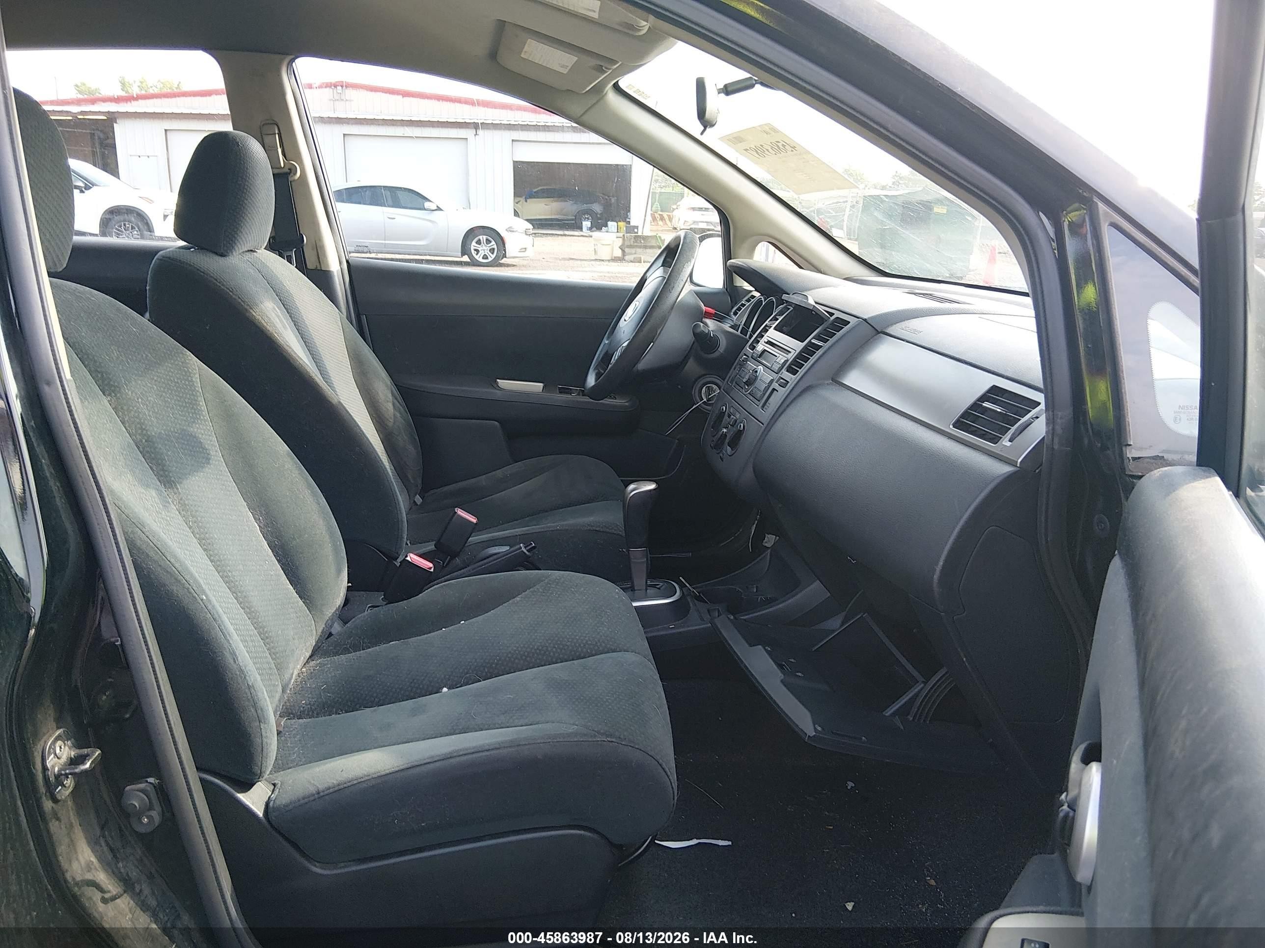2011 Nissan Versa 1.8s Black vin: 3N1BC1CP0BL487885