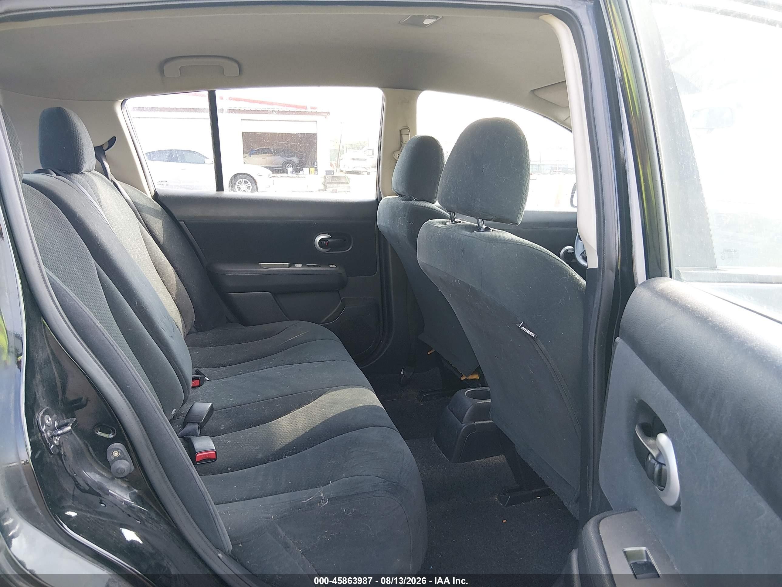 2011 Nissan Versa 1.8s Black vin: 3N1BC1CP0BL487885