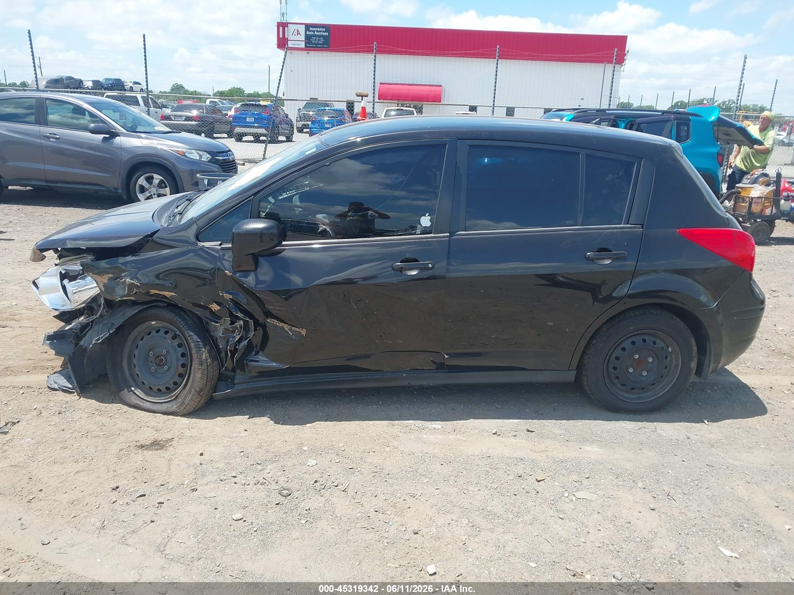 2011 Nissan Versa 1.8s Black vin: 3N1BC1CP0BL501168