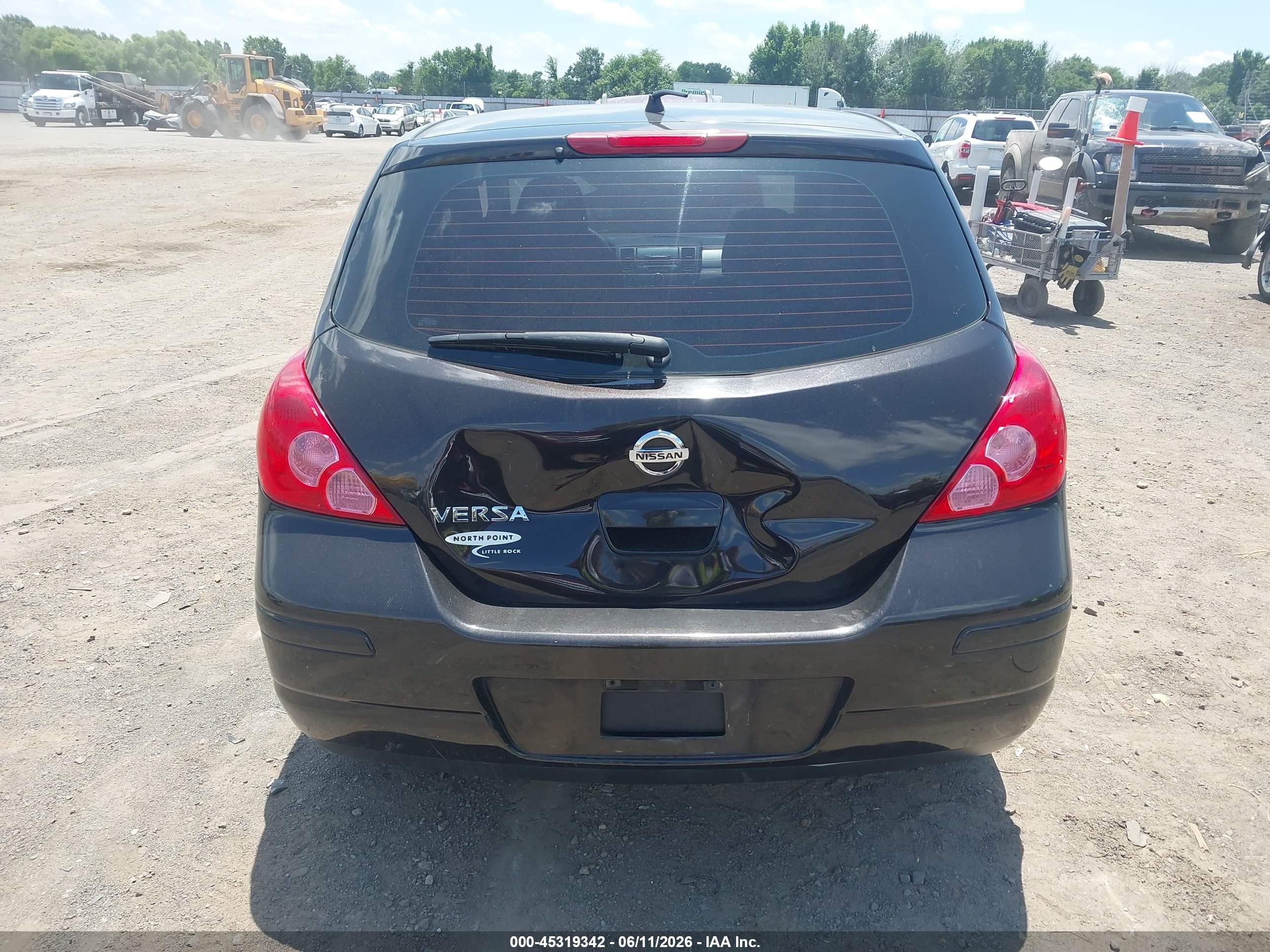 2011 Nissan Versa 1.8s Black vin: 3N1BC1CP0BL501168