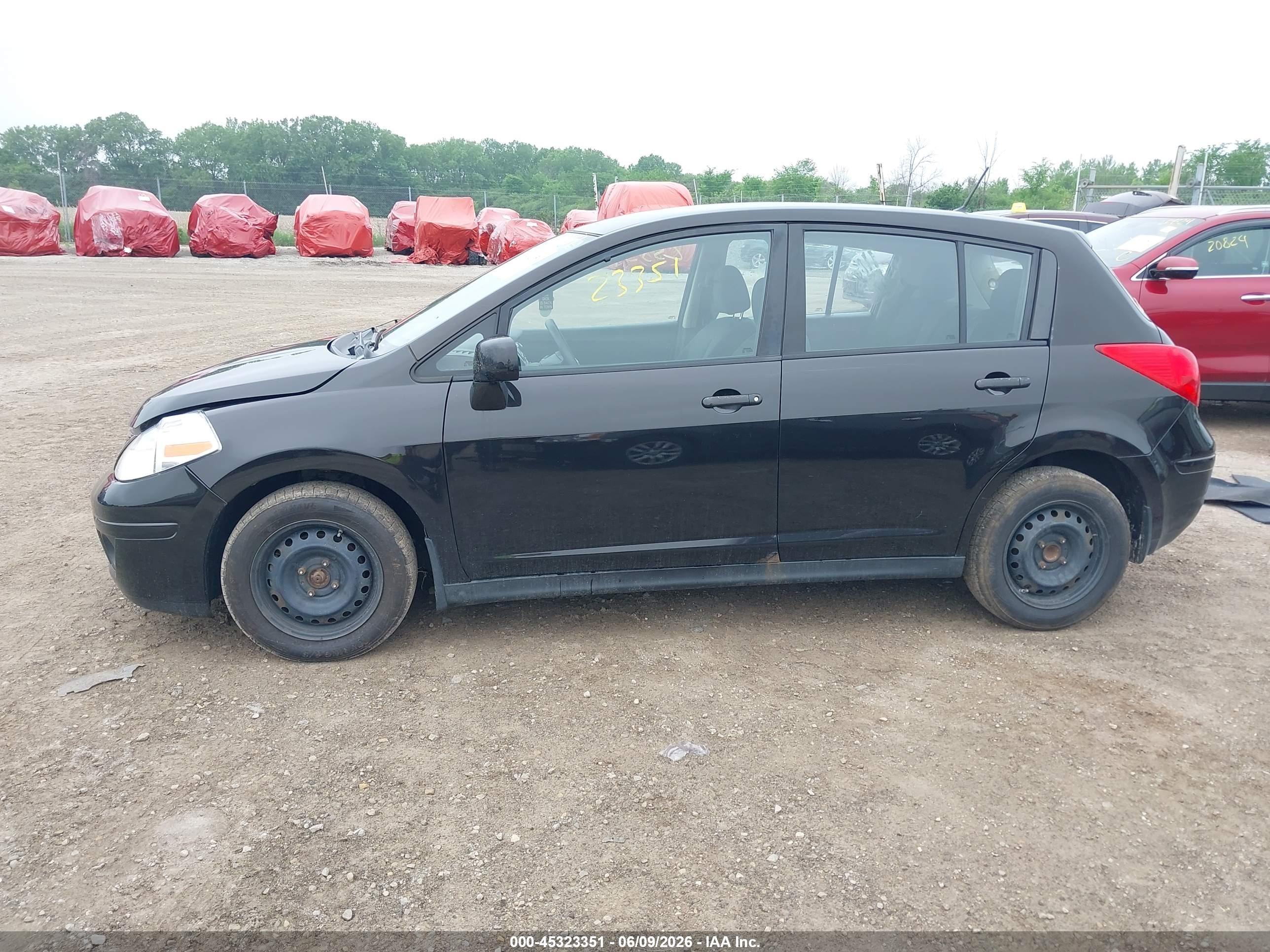 2011 Nissan Versa 1.8s Black vin: 3N1BC1CP0BL504748