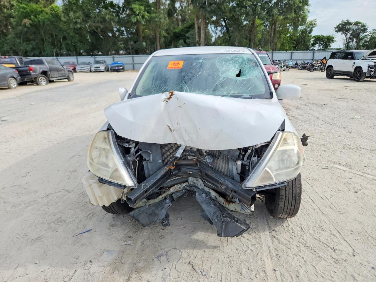 2011 Nissan Versa 1.8 S White vin: 3N1BC1CP0BL509481