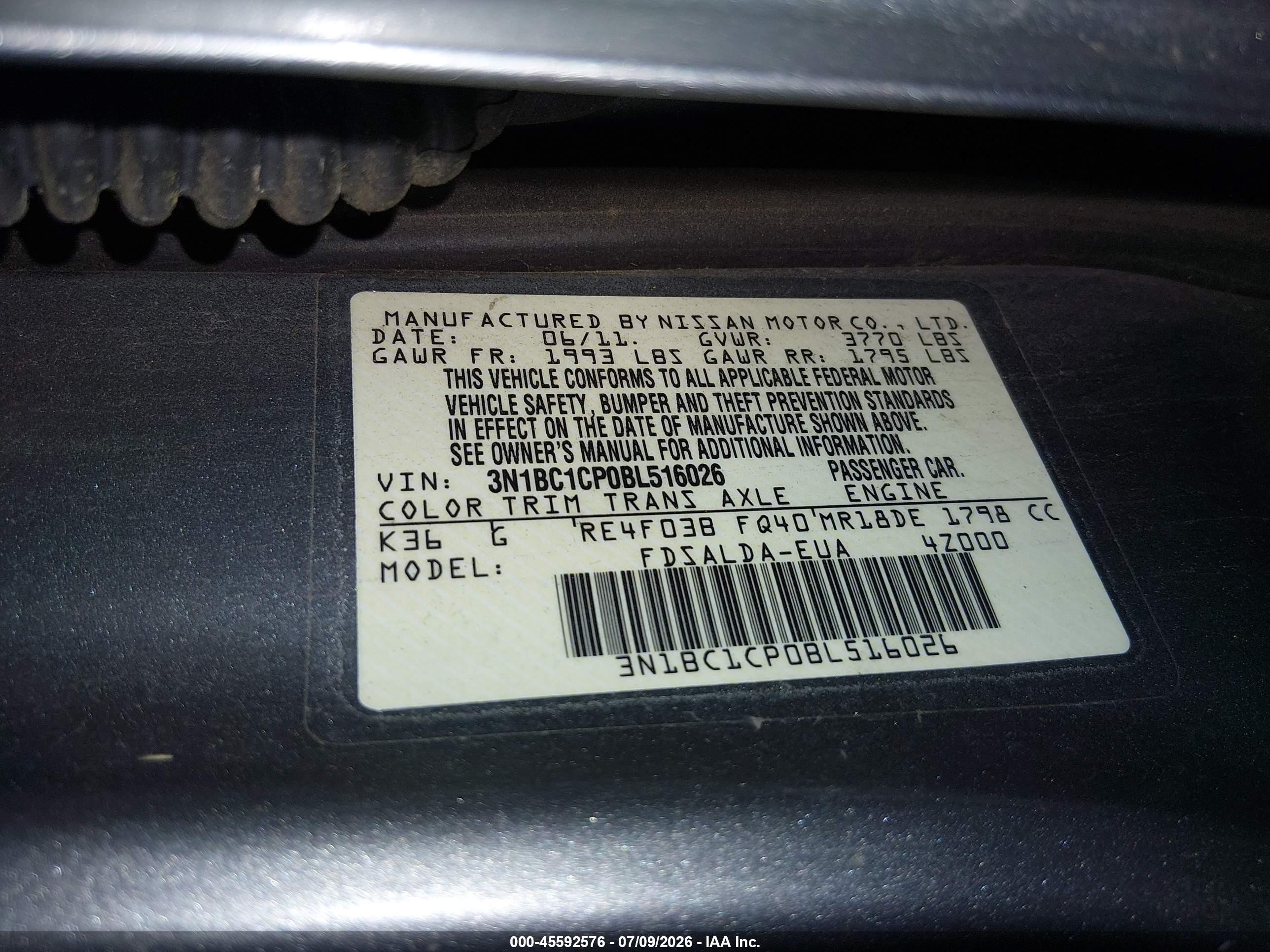 2011 Nissan Versa 1.8s Silver vin: 3N1BC1CP0BL516026