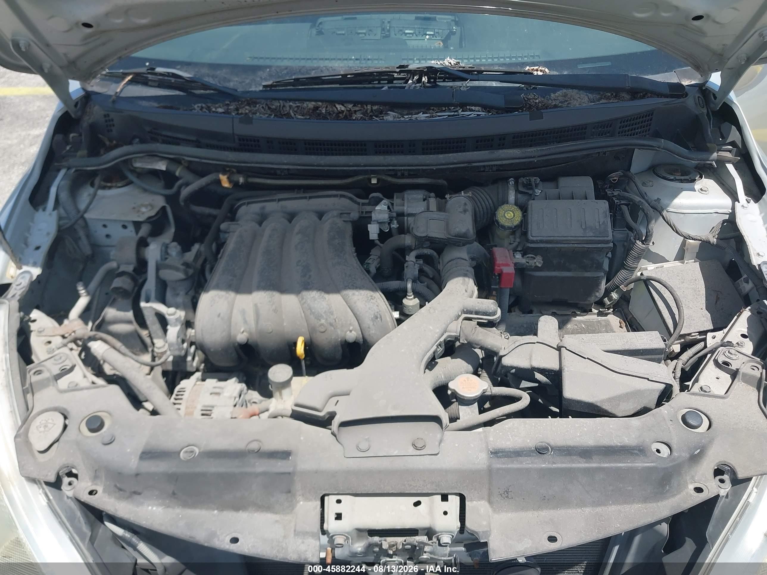 2012 Nissan Versa 1.8 S Silver vin: 3N1BC1CP0CK219684
