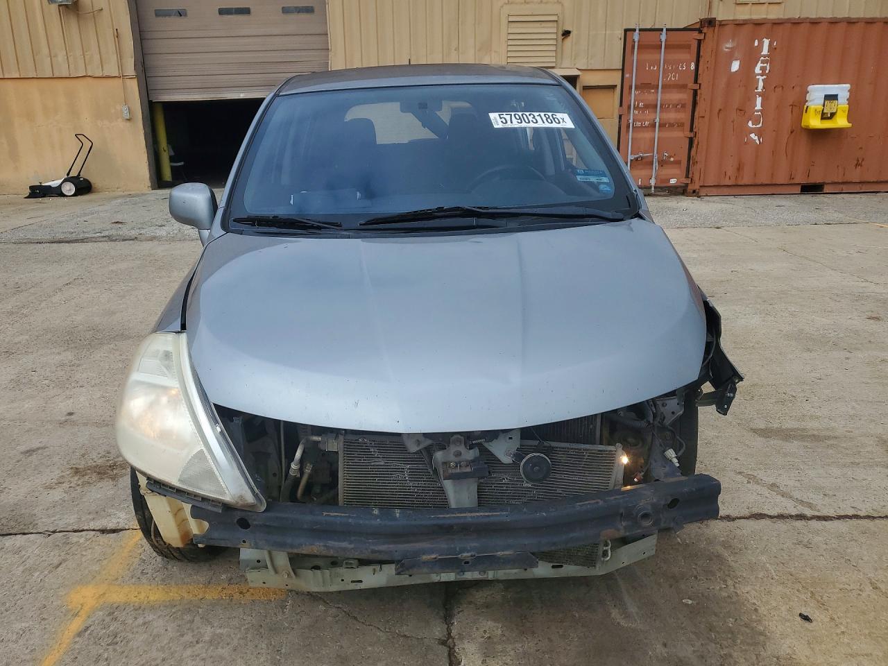 2012 Nissan Versa 1.8 S Gray vin: 3N1BC1CP0CK250367