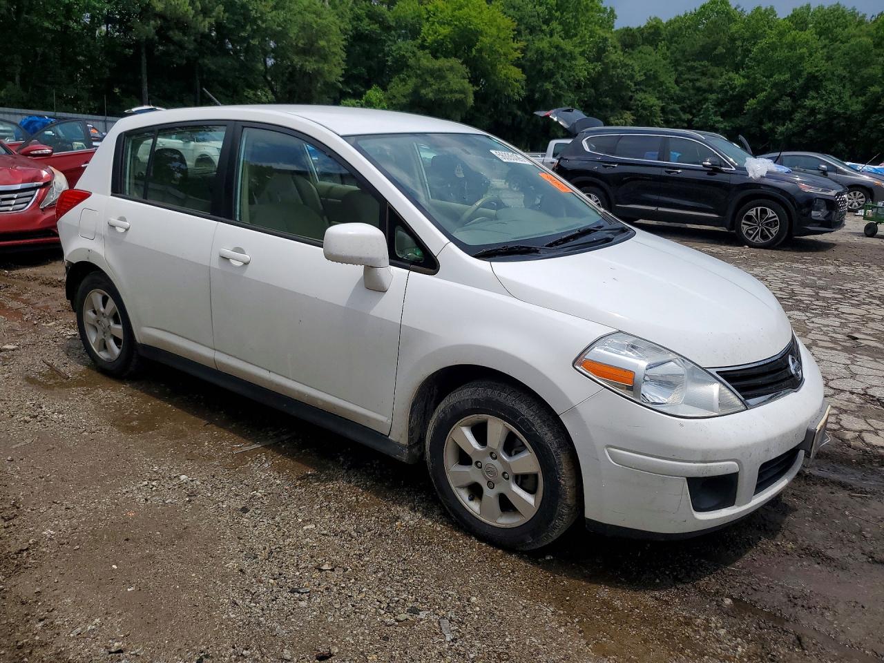 2012 Nissan Versa 1.8 S White vin: 3N1BC1CP0CK269632