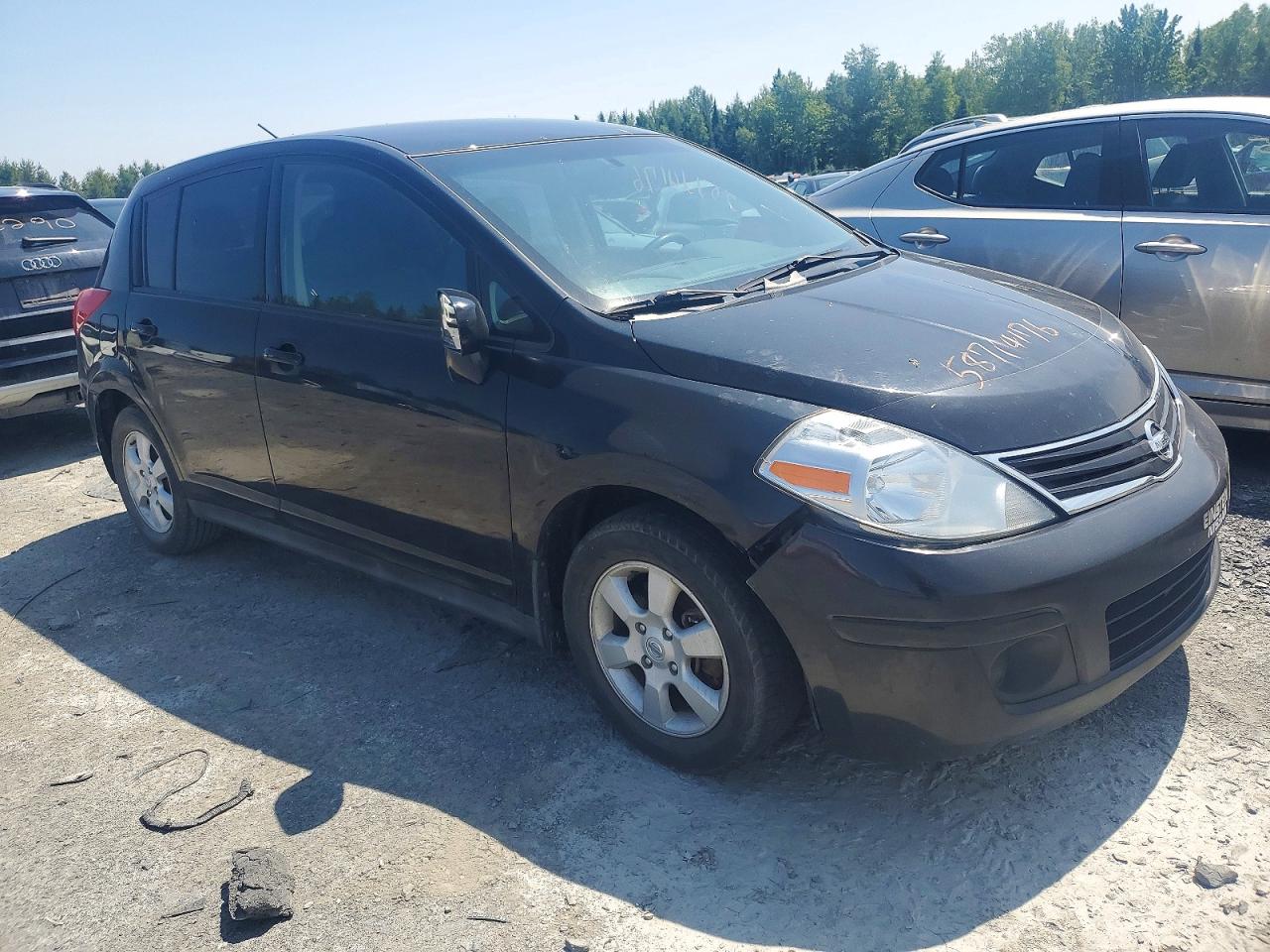 2012 Nissan Versa 1.8 S Черный vin: 3N1BC1CP0CL381101