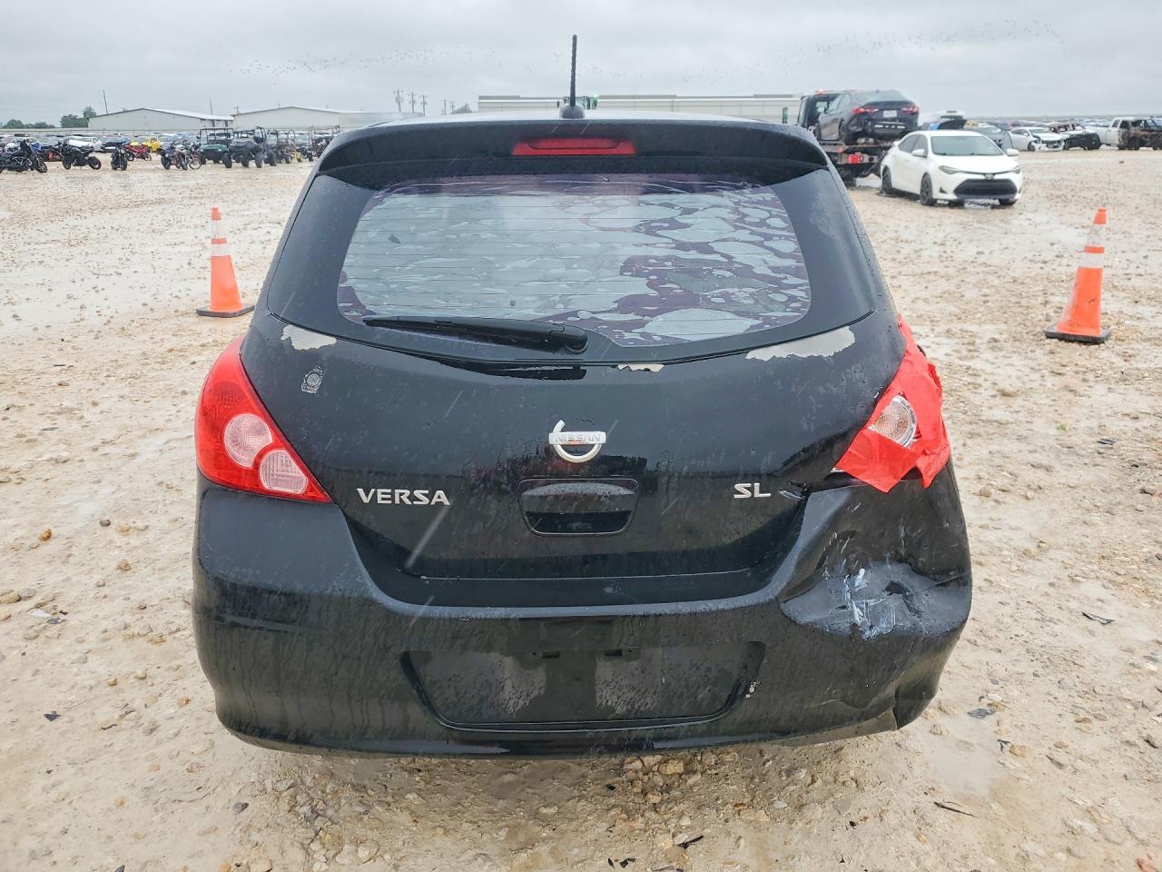 2010 Nissan Versa 1.8 S Black vin: 3N1BC1CP1AL440248